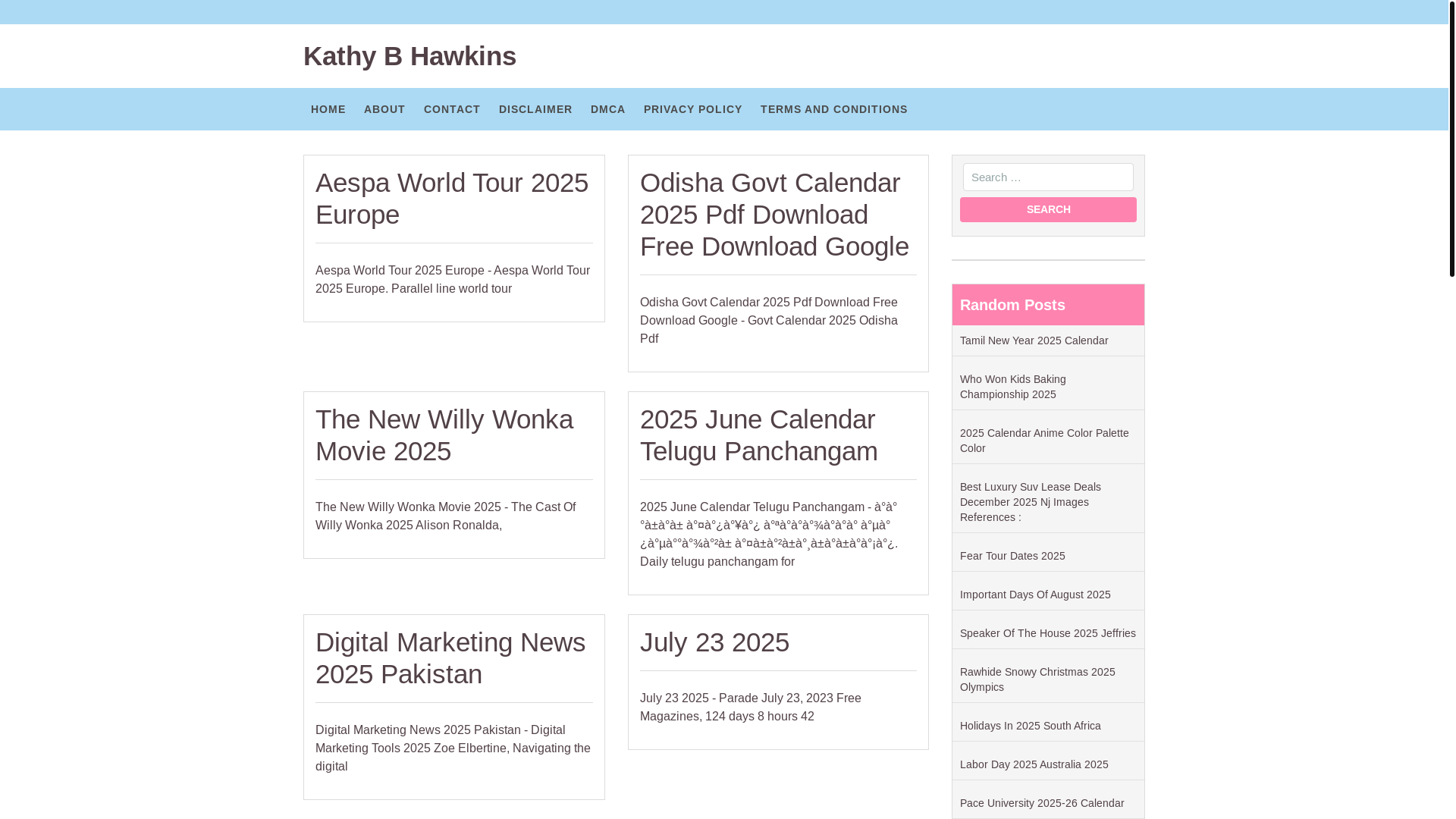 website screenshot of https://kathybhawkinst.pages.dev/