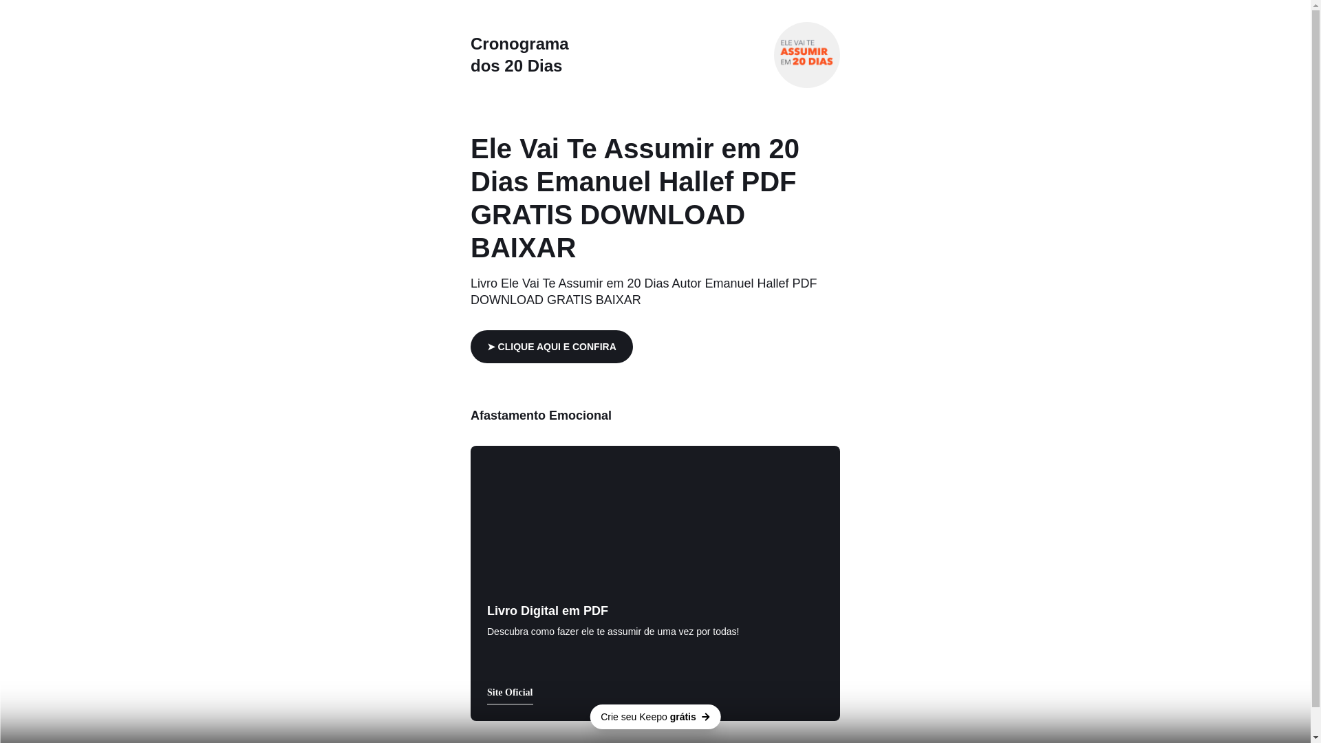 website screenshot of https://baixarlivrogratis.keepo.bio/