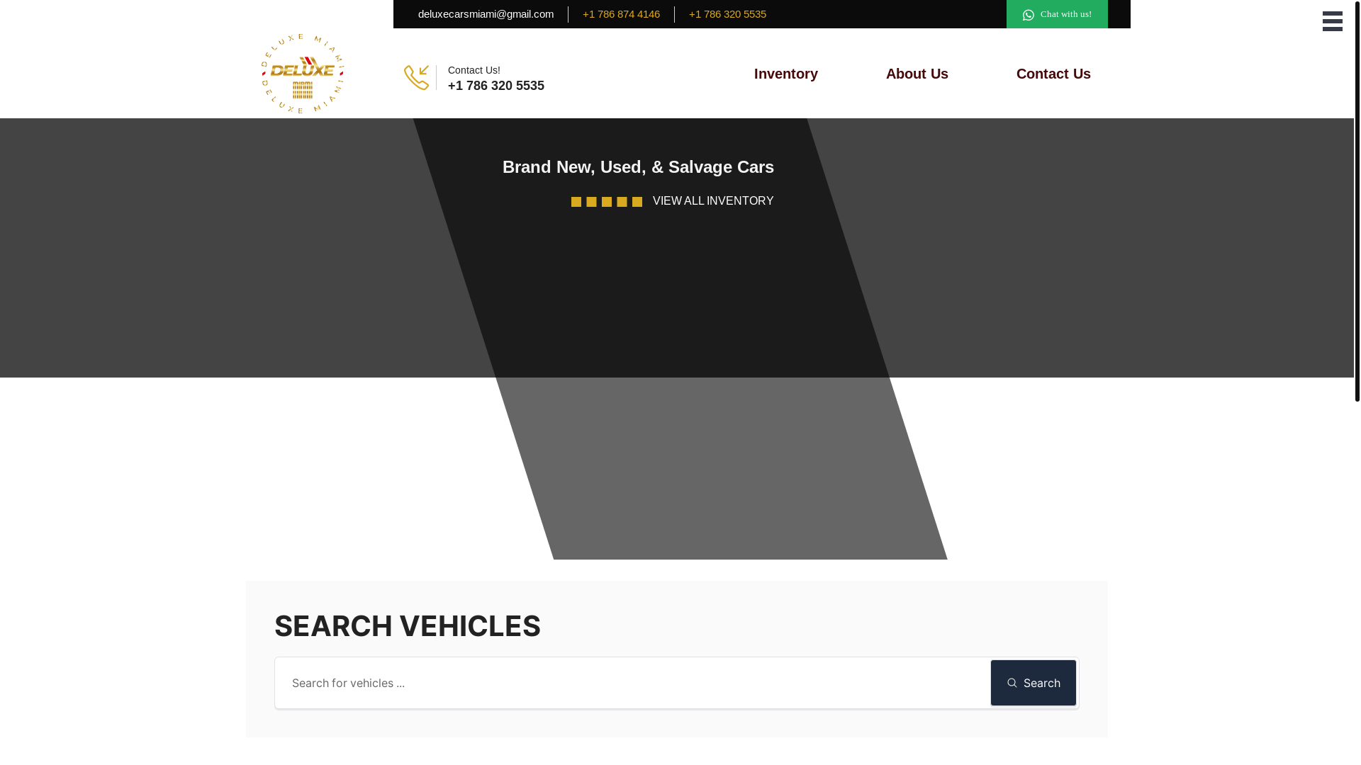 website screenshot of https://deluxe-cars-miami.pages.dev/
