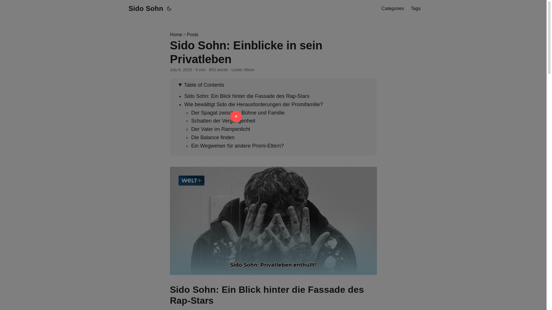website screenshot of https://sido-sohn.pages.dev/