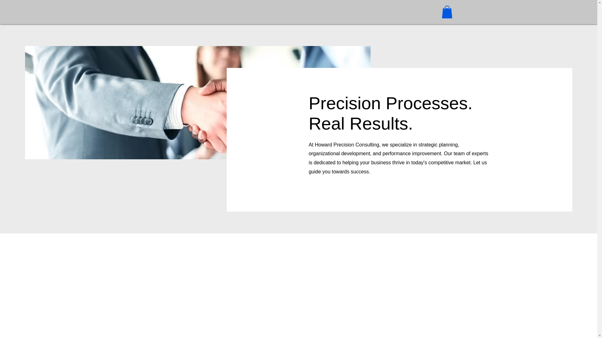 website screenshot of https://howardprecisionconsulting.com/