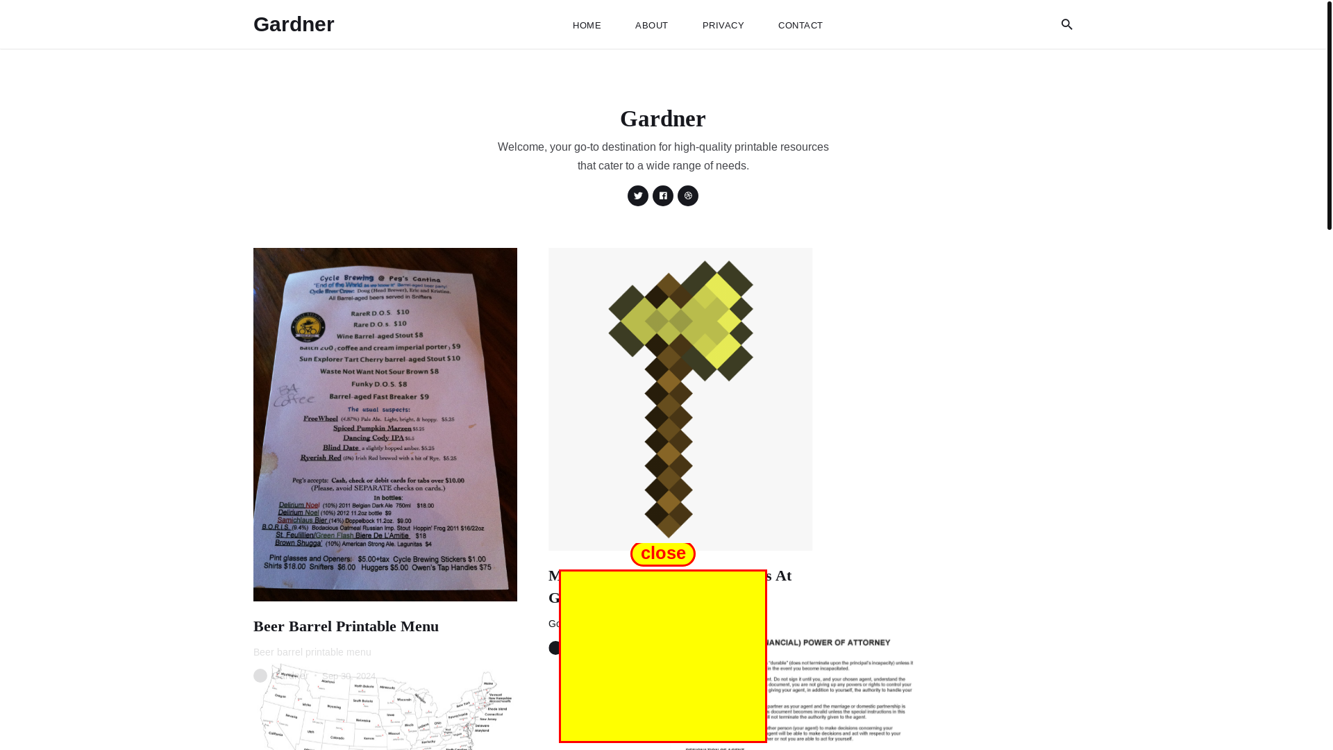 website screenshot of https://gardner.pages.dev/