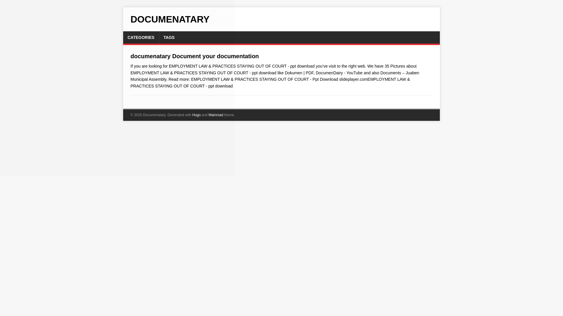 website screenshot of https://documenatary.pages.dev/