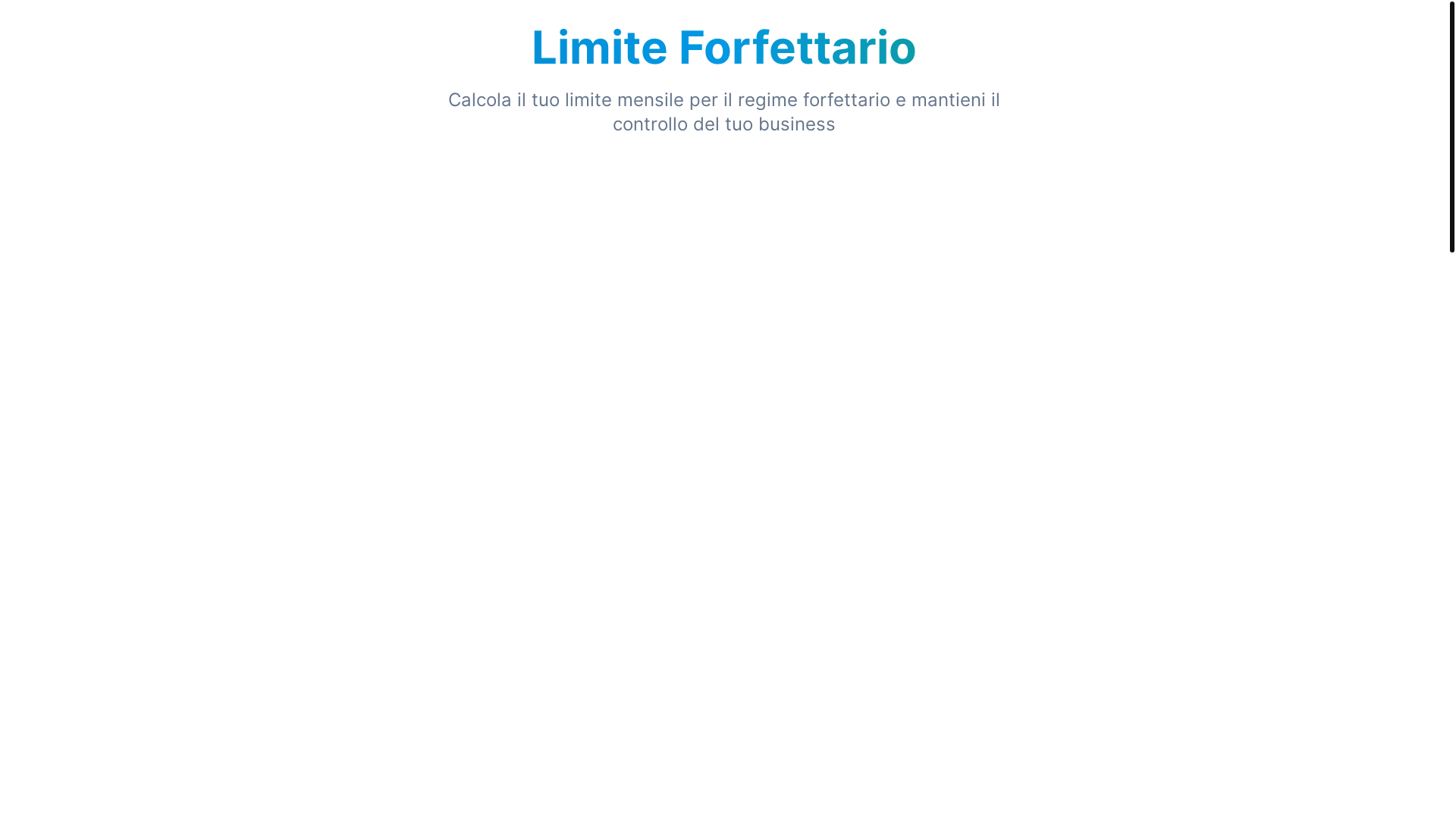 website screenshot of https://limiteforfettario.it/