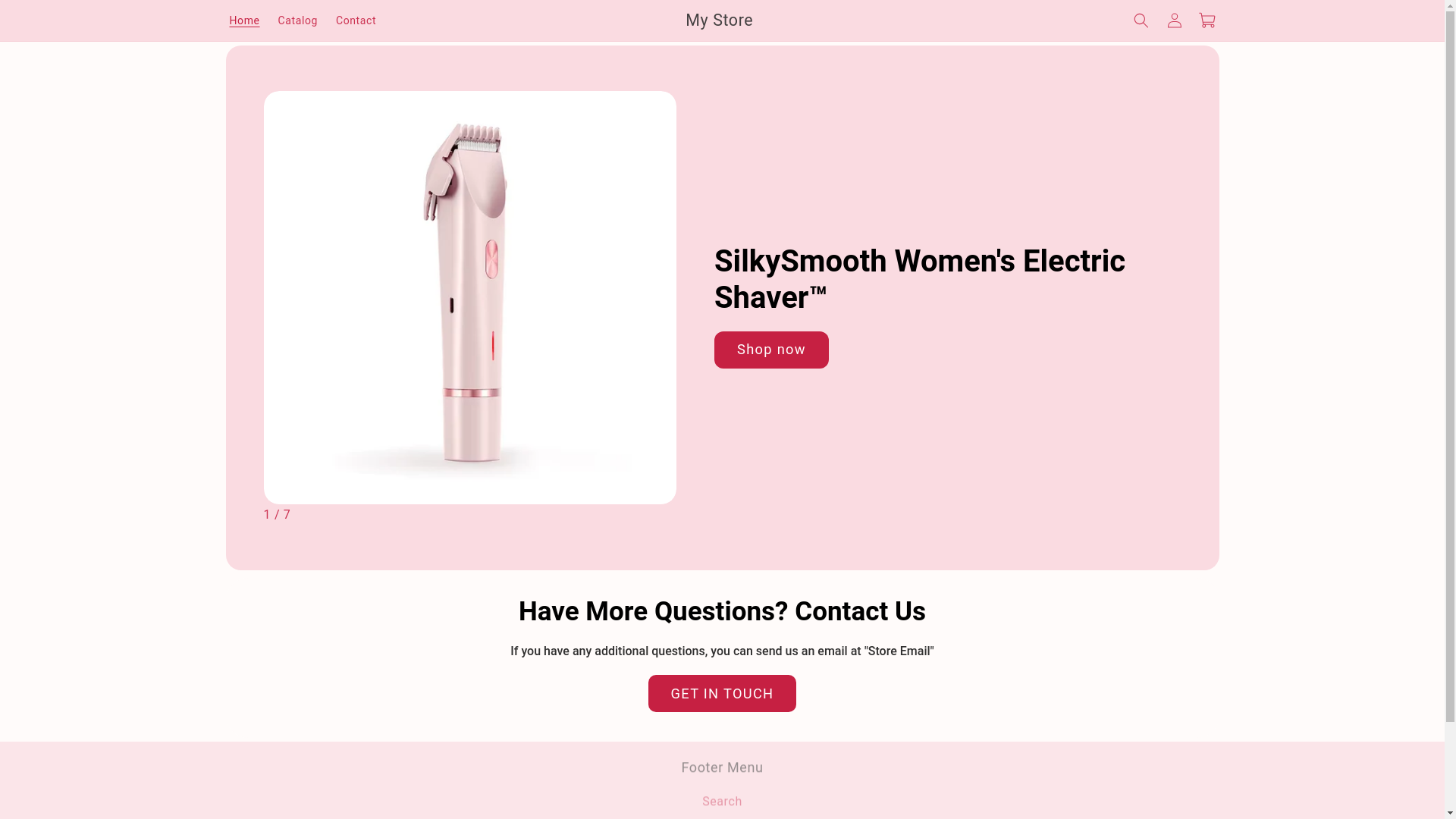 website screenshot of https://shopvalmorra.com/