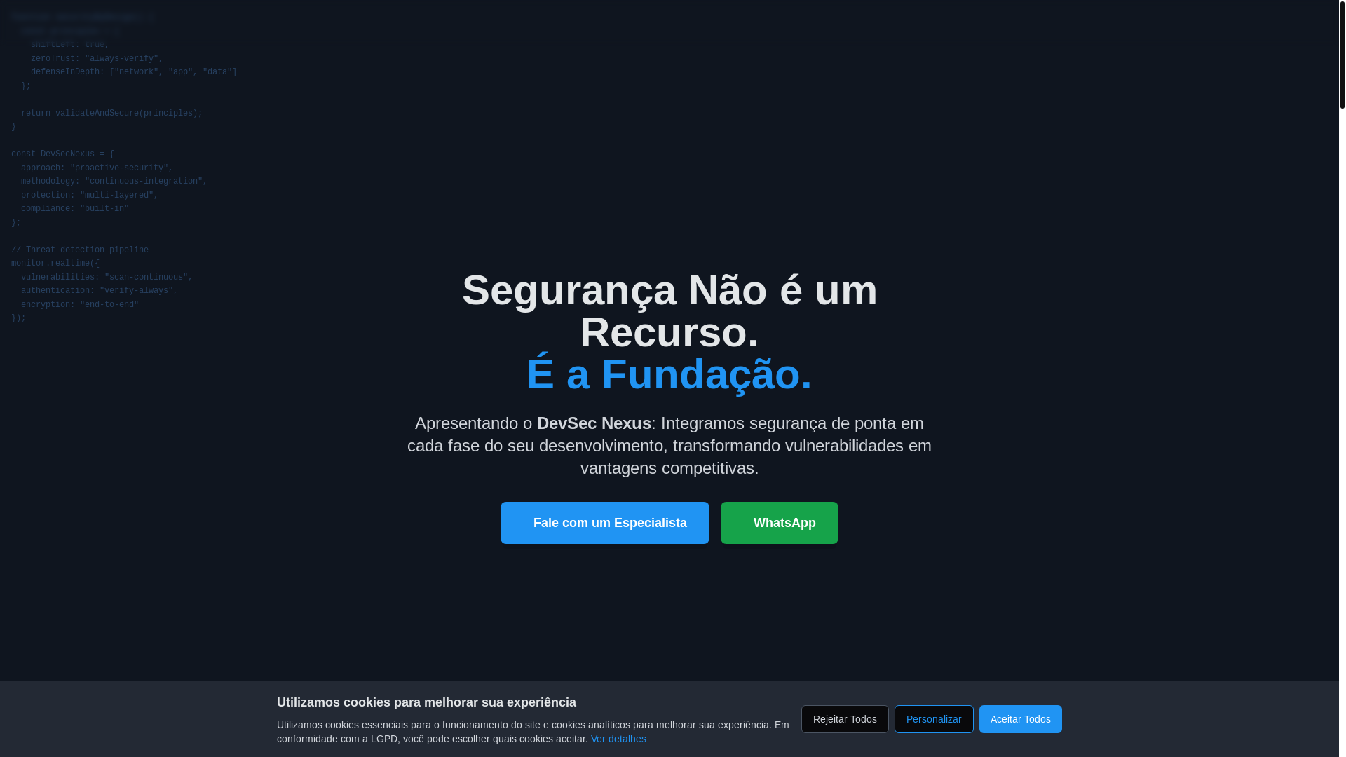 website screenshot of https://devsecnexus.pages.dev/