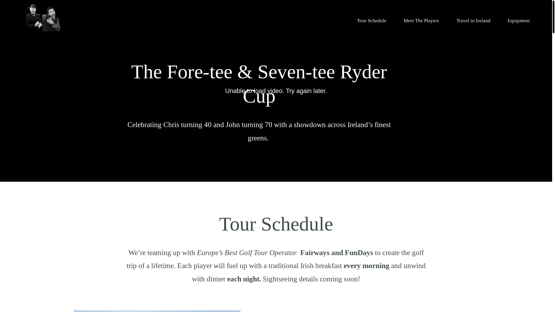 website screenshot of https://golfireland2026.com/