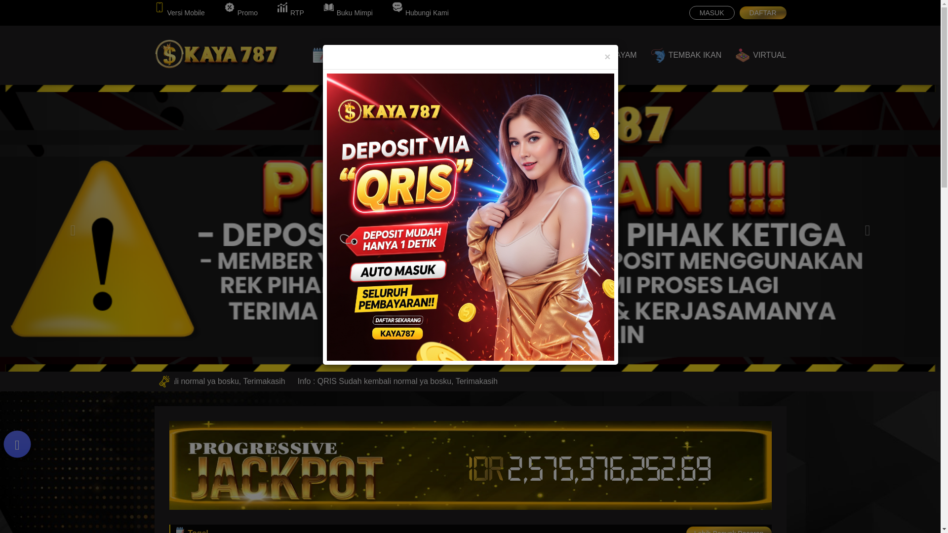 website screenshot of https://kaya787gacor108.xyz/