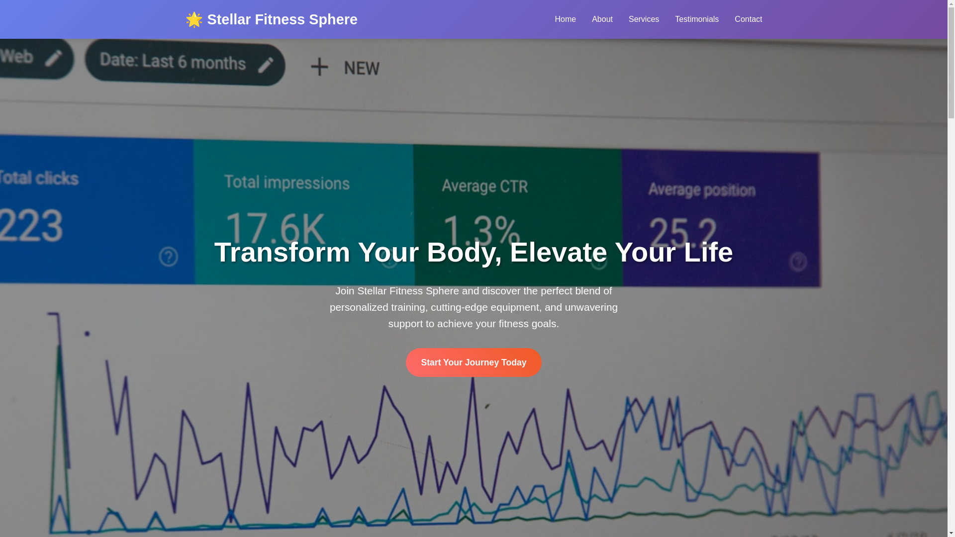 website screenshot of https://stellarfitnesssphere.cyou/