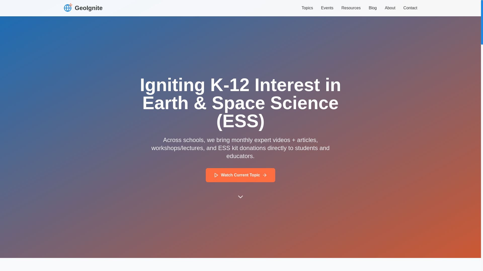 website screenshot of https://geoignite.pages.dev/