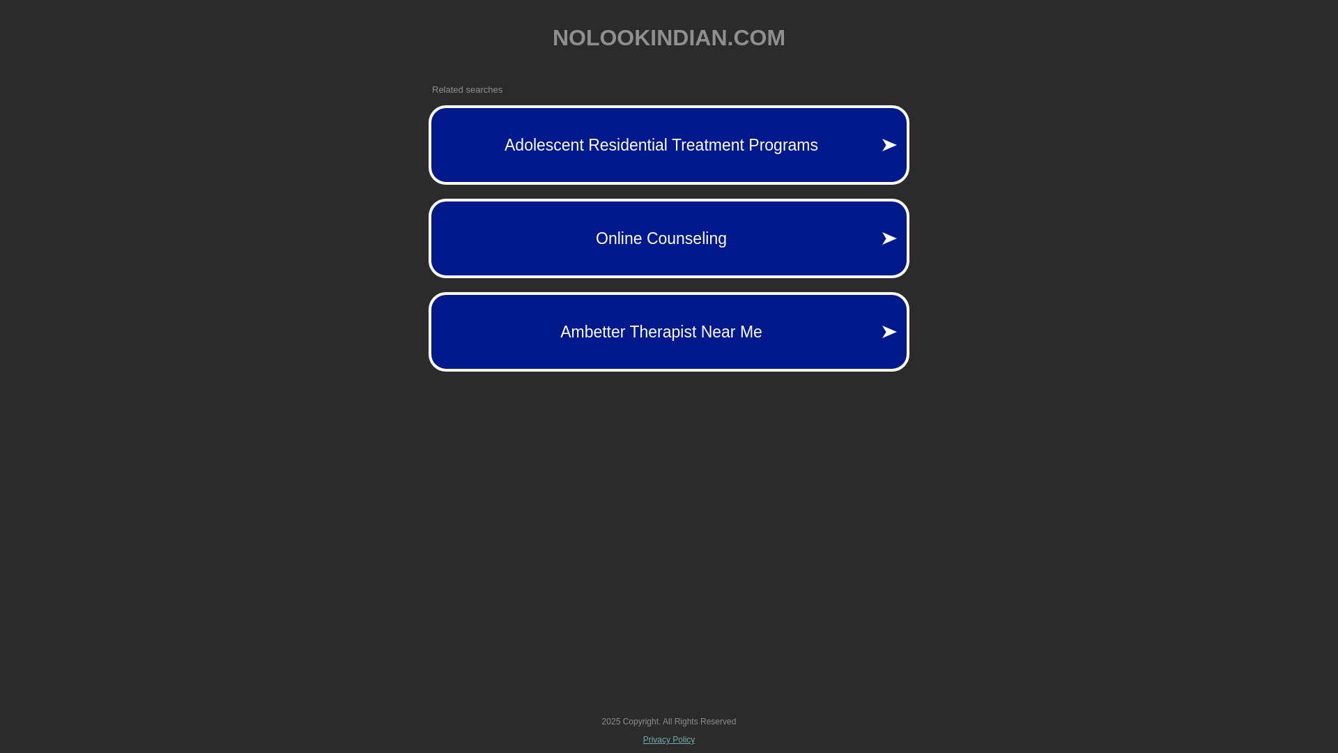 website screenshot of https://nolookindian.com/