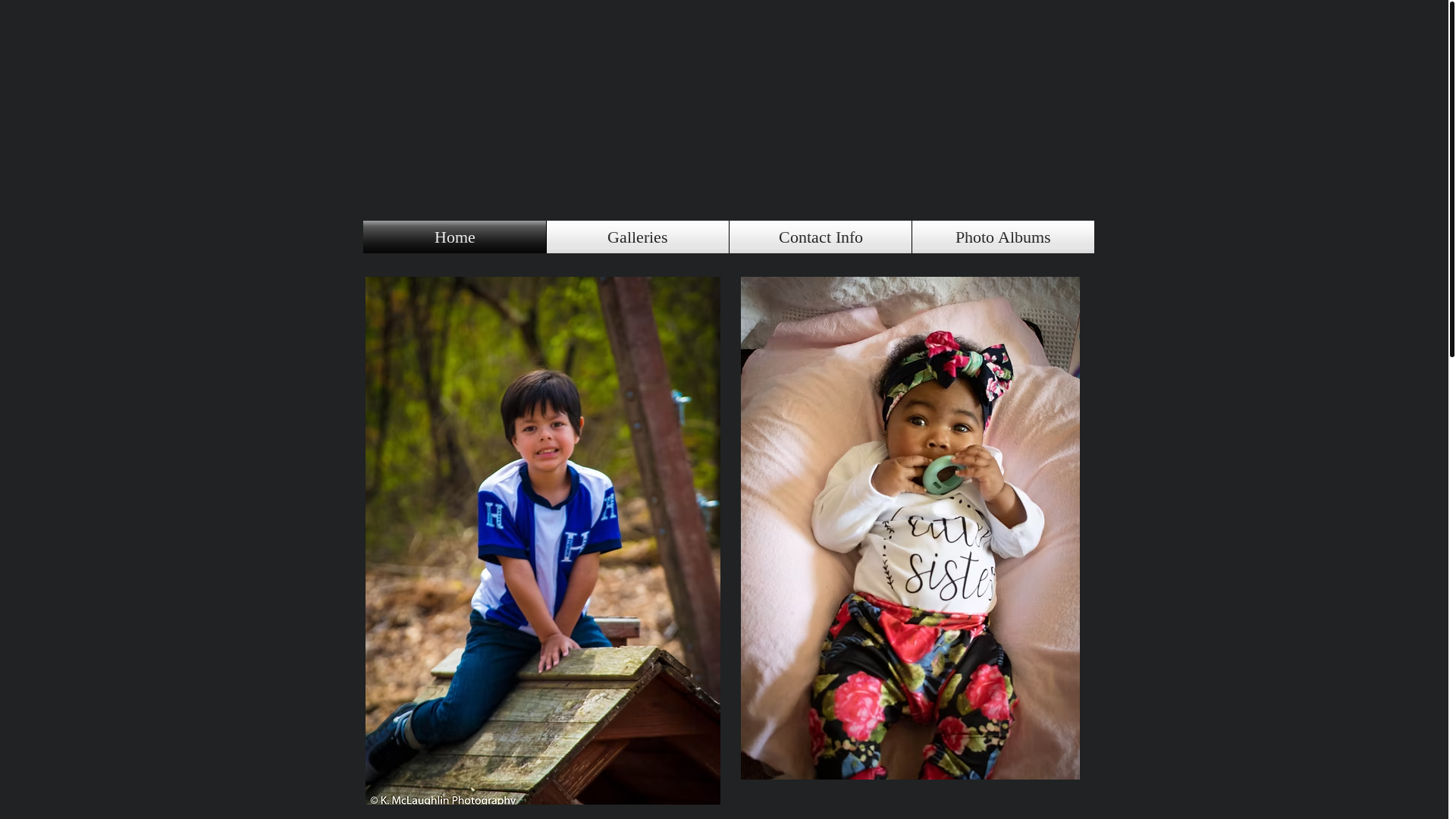 website screenshot of https://kmclaughlinphotography.com/
