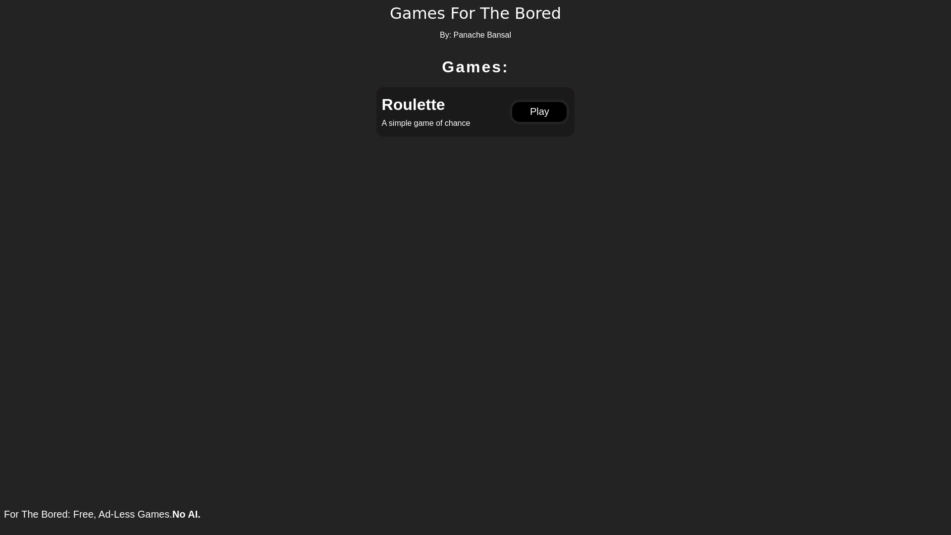 website screenshot of https://forthebored.de/