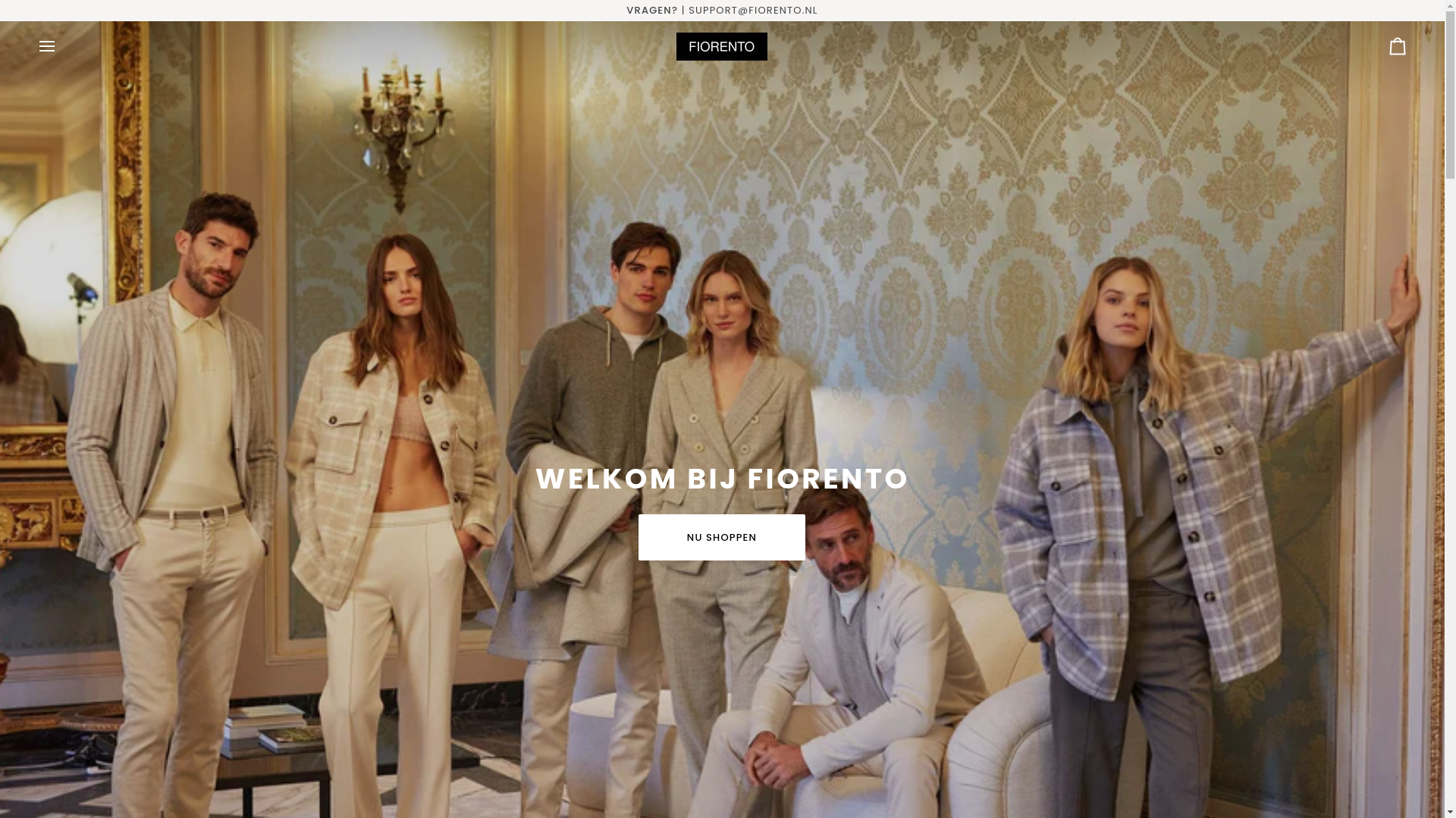 website screenshot of https://fiorento.nl/