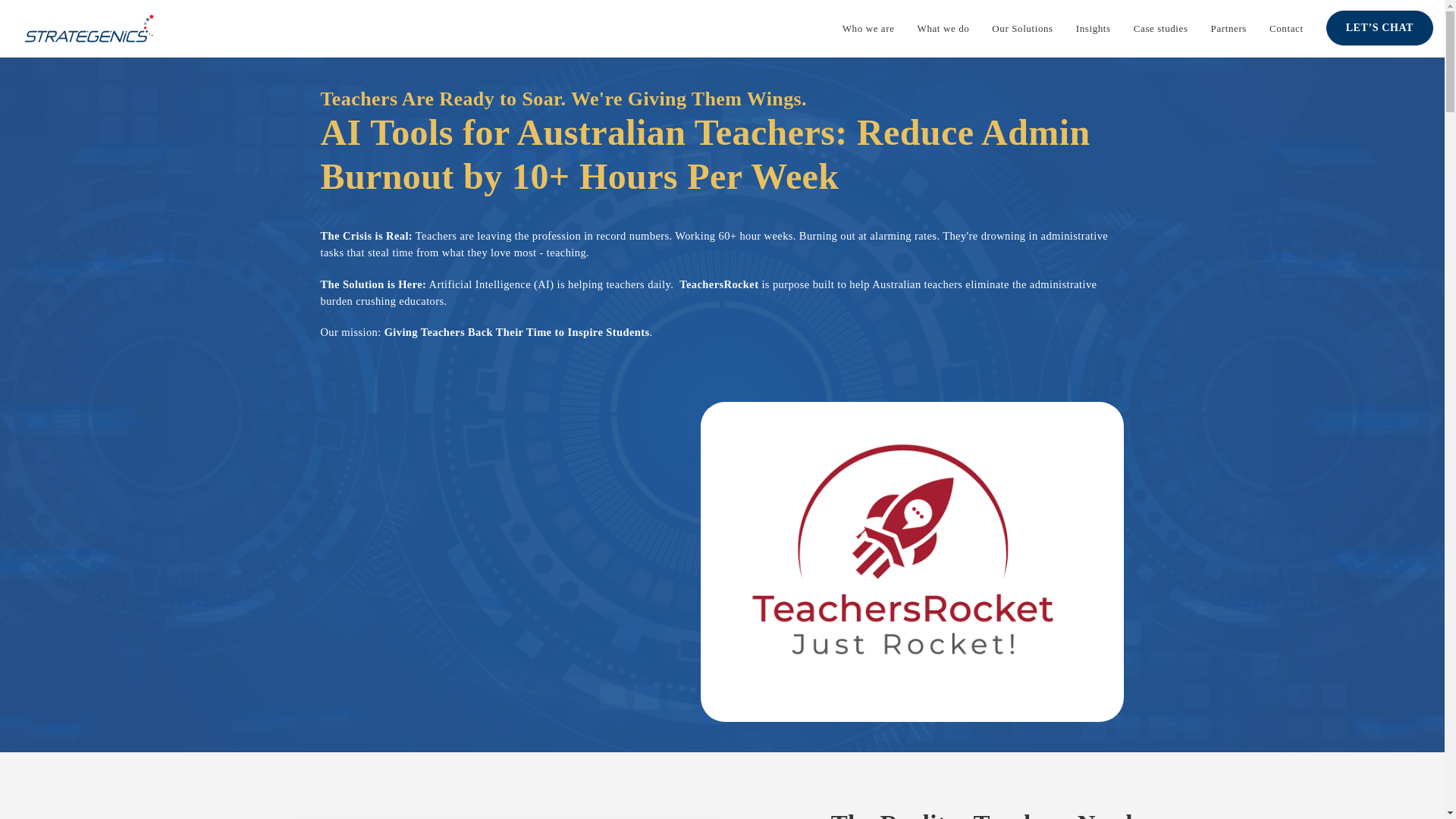 website screenshot of https://tryteachersrocket.com/