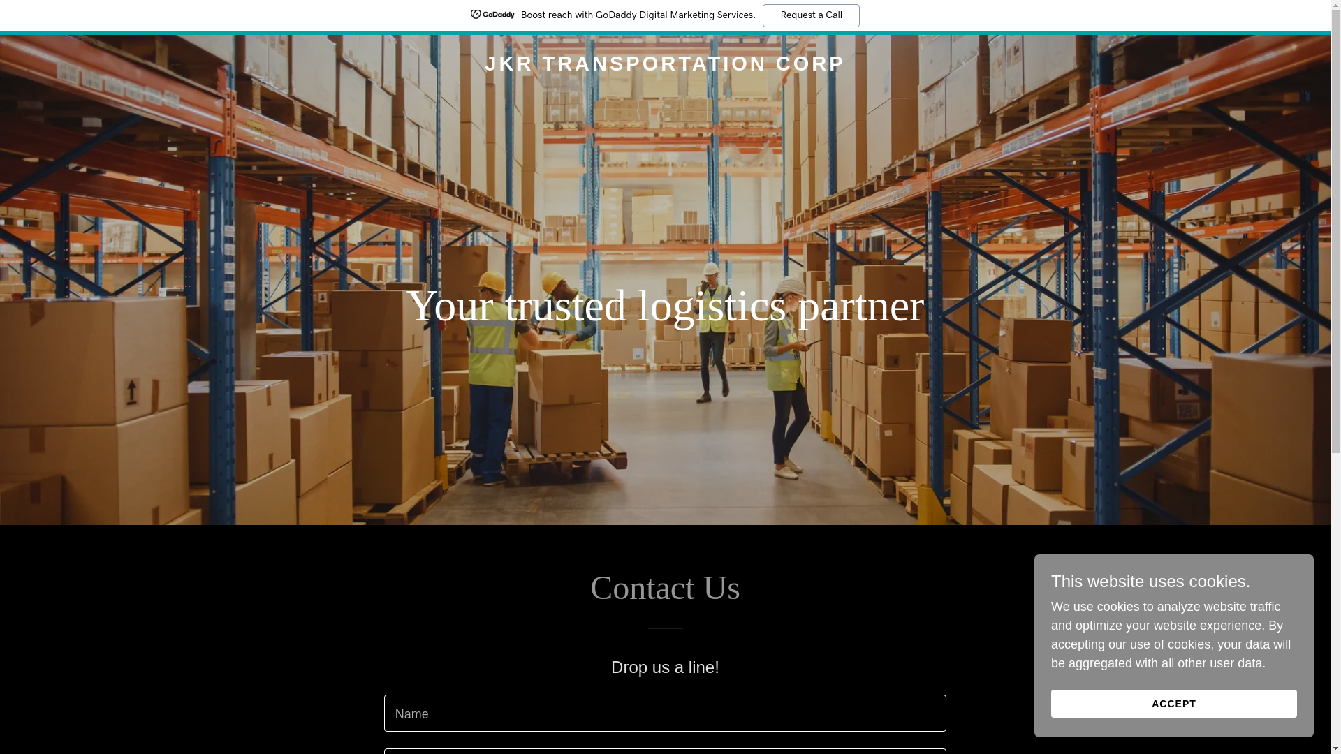 website screenshot of https://jkrtransportation.com/