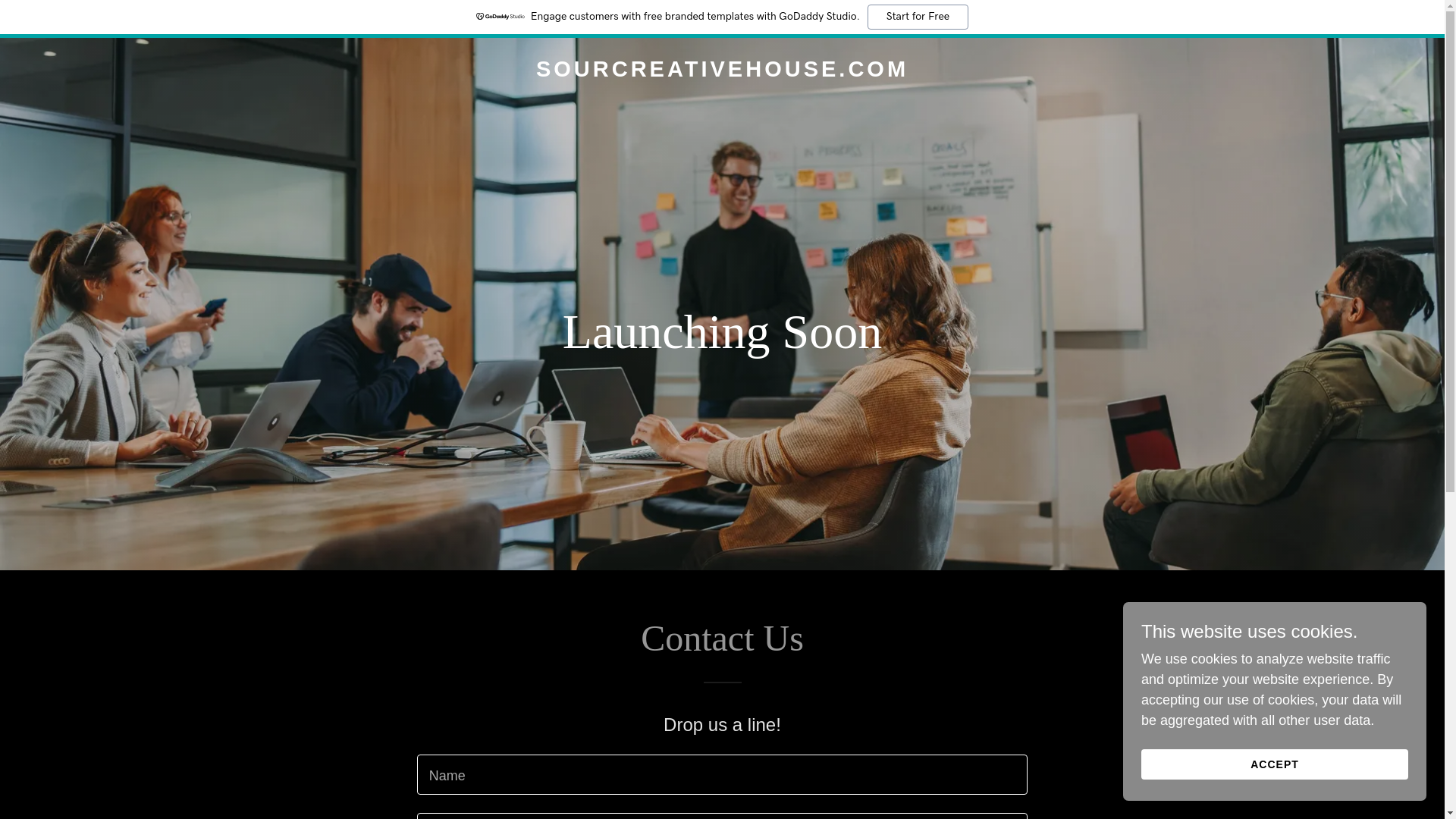 website screenshot of https://sourcreativehouse.com/