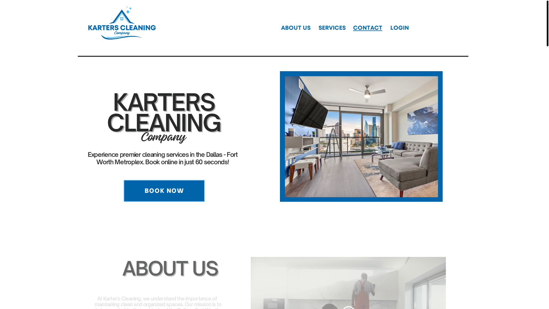 website screenshot of https://trykarterscleaningcompany.com/