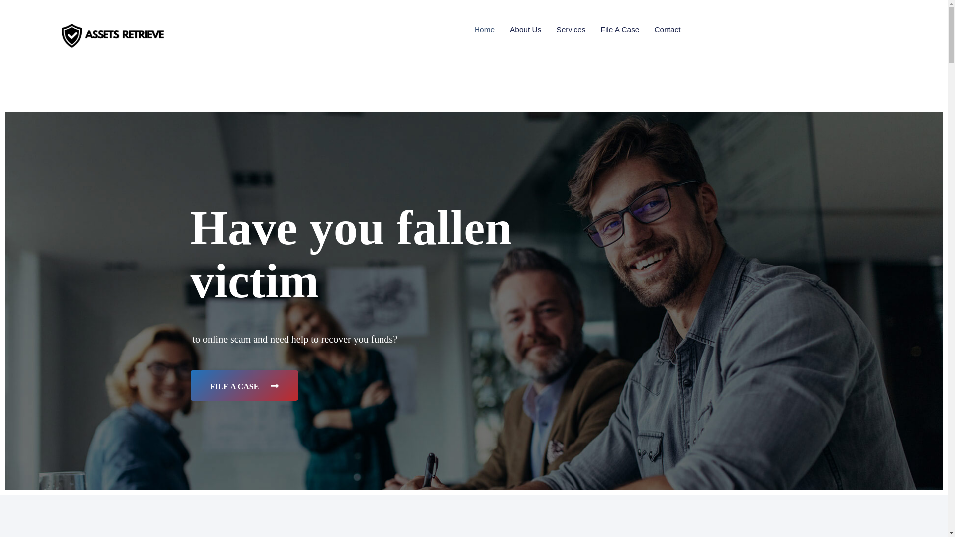 website screenshot of https://assetsretrieve.com/