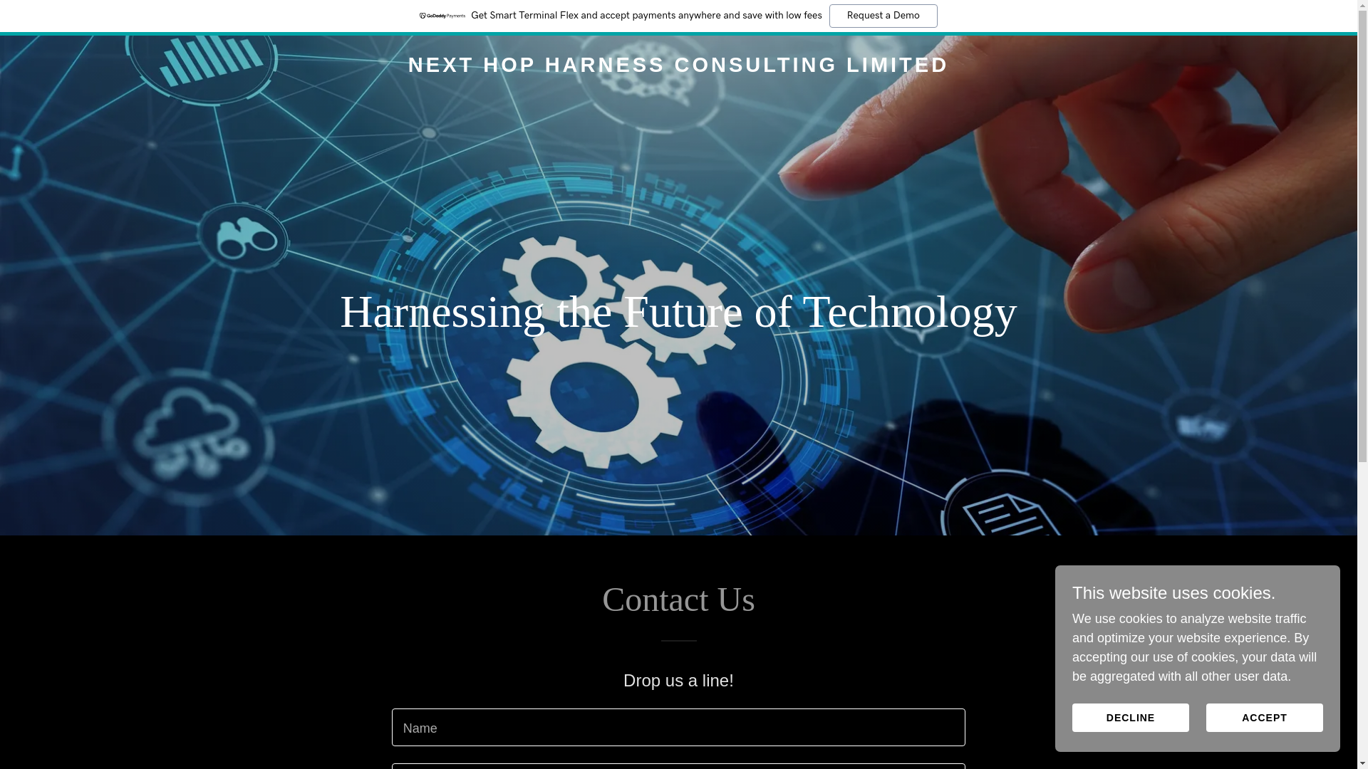 website screenshot of https://nexthopharness.com/