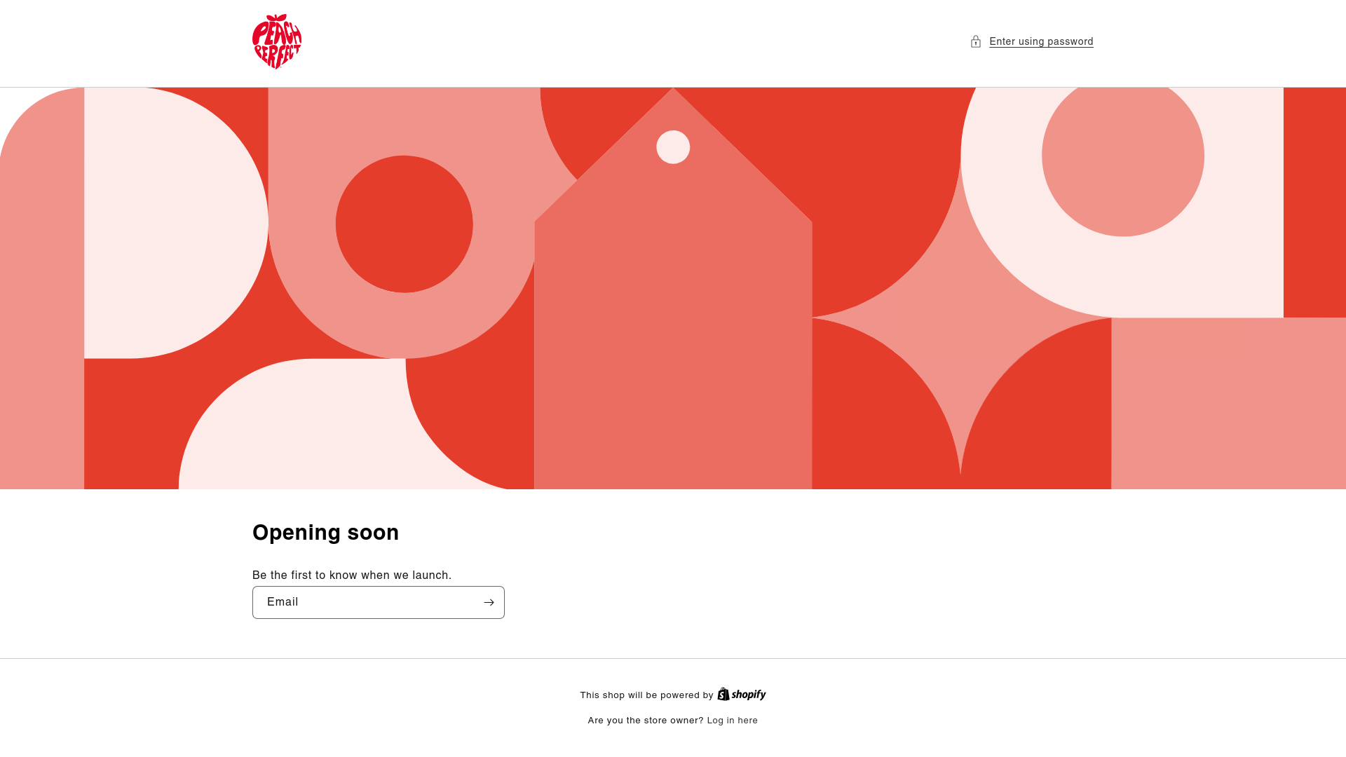website screenshot of https://peachperfect.top/