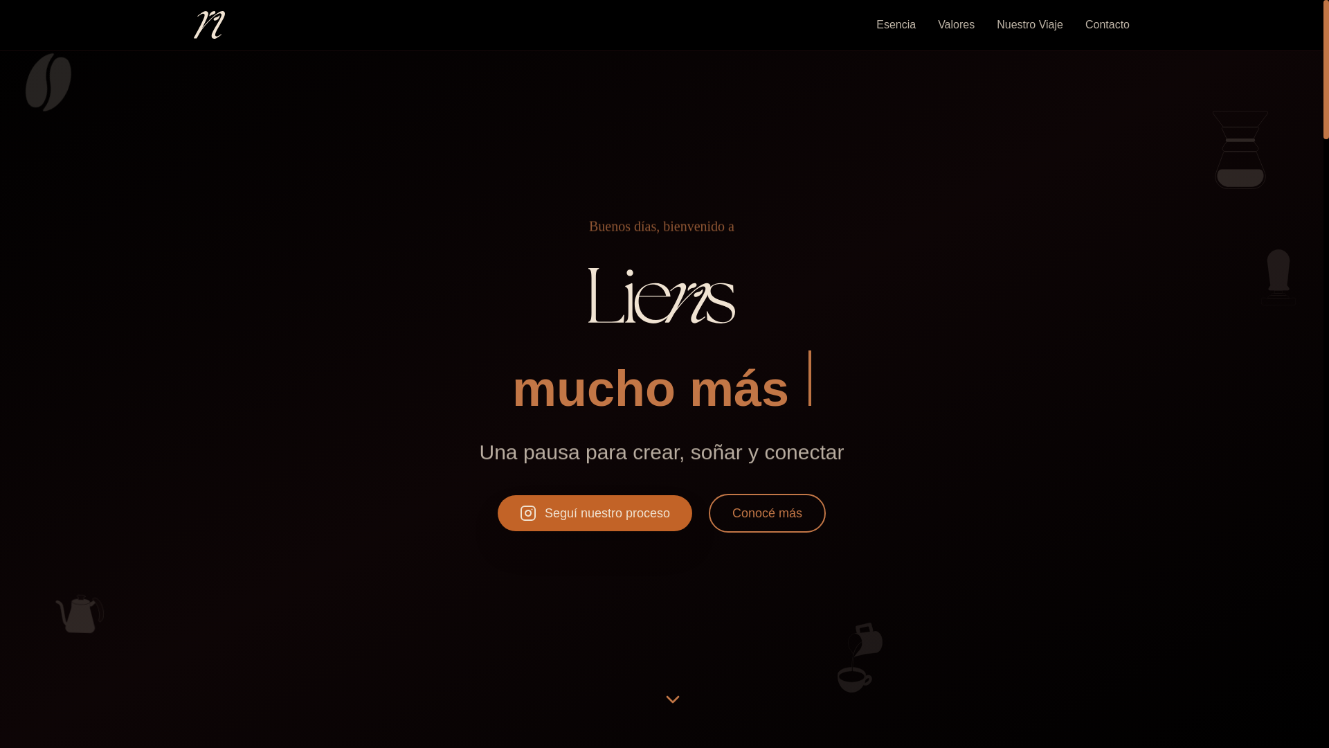 website screenshot of https://liens-landing.pages.dev/