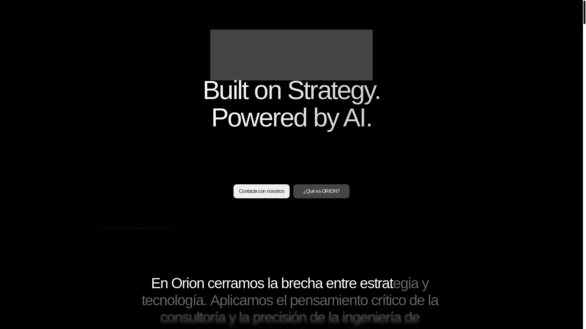 website screenshot of https://orion-labs.es/