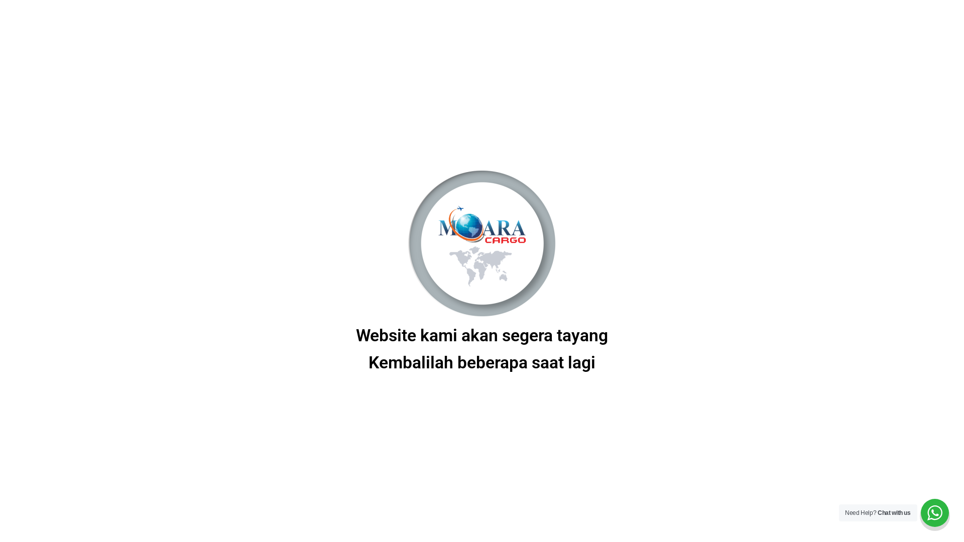 website screenshot of https://mjmcargo.co.id/