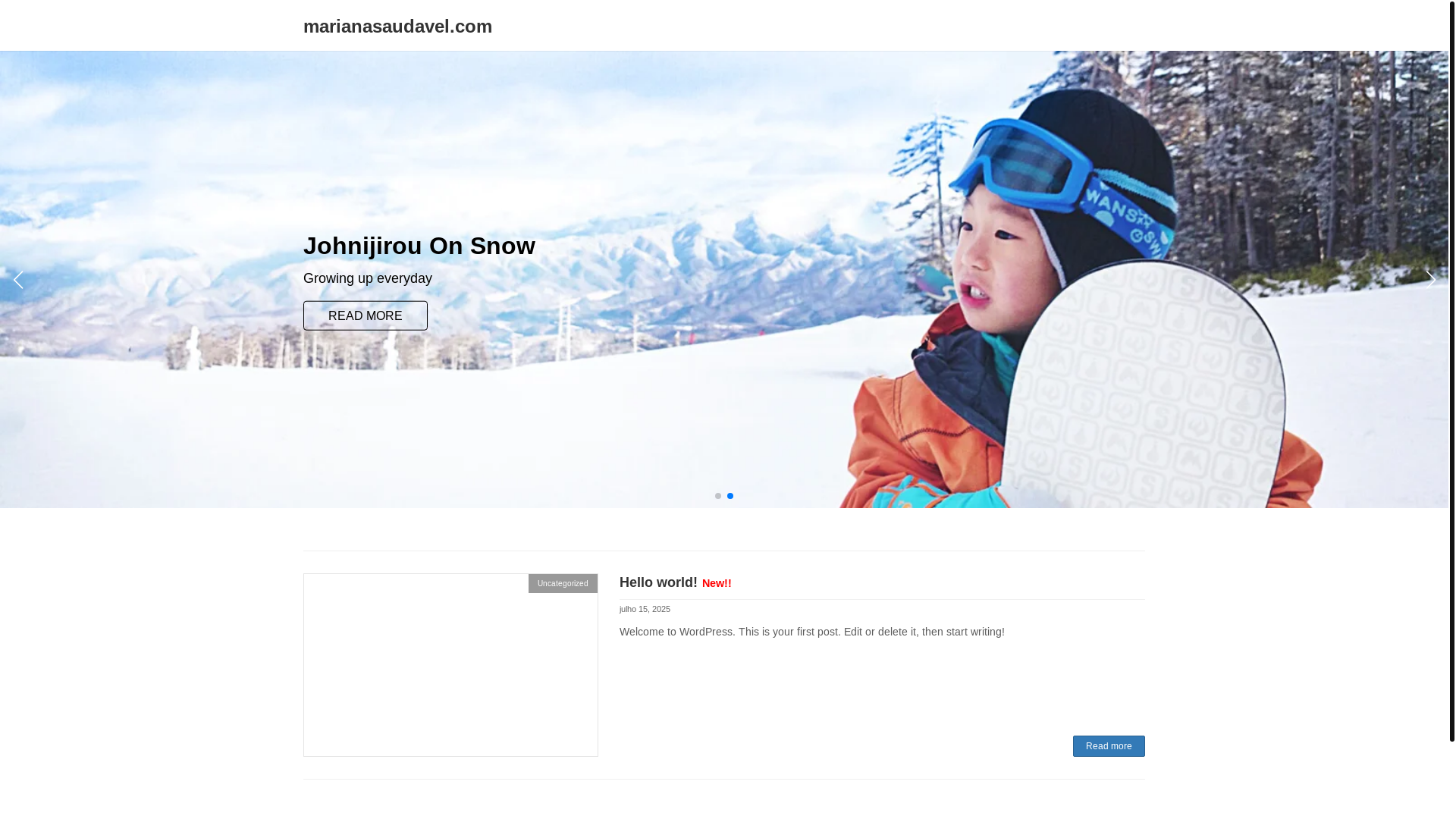 website screenshot of https://marianasaudavel.com/