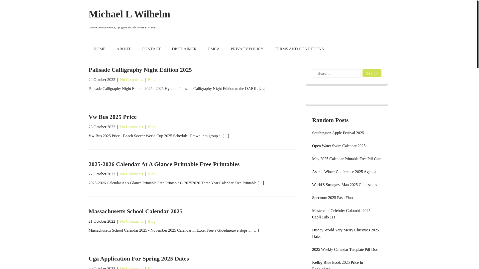 website screenshot of https://michaellwilhelmj.pages.dev/