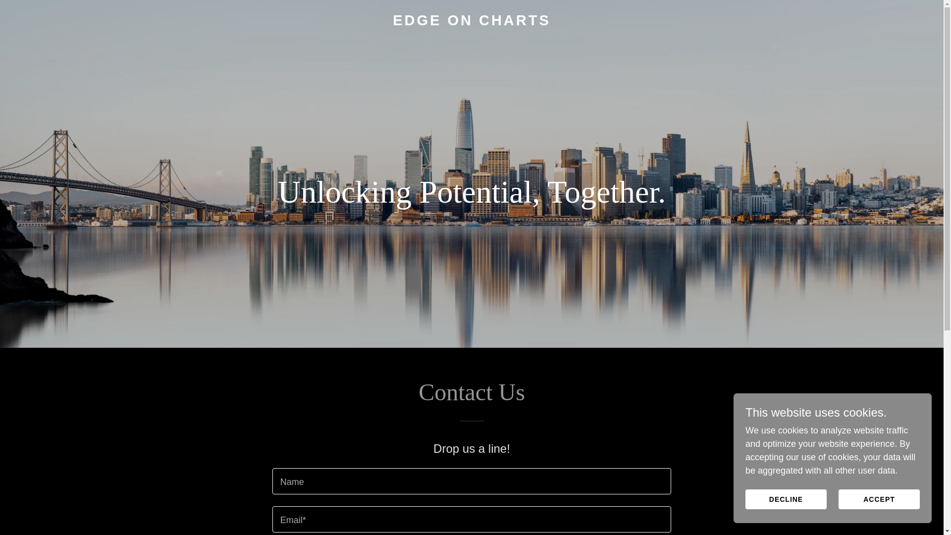 website screenshot of https://edgeoncharts.com/
