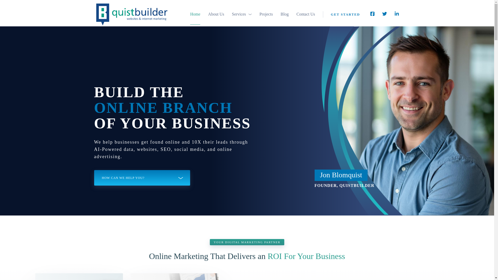 website screenshot of https://quistbuildersite.com/
