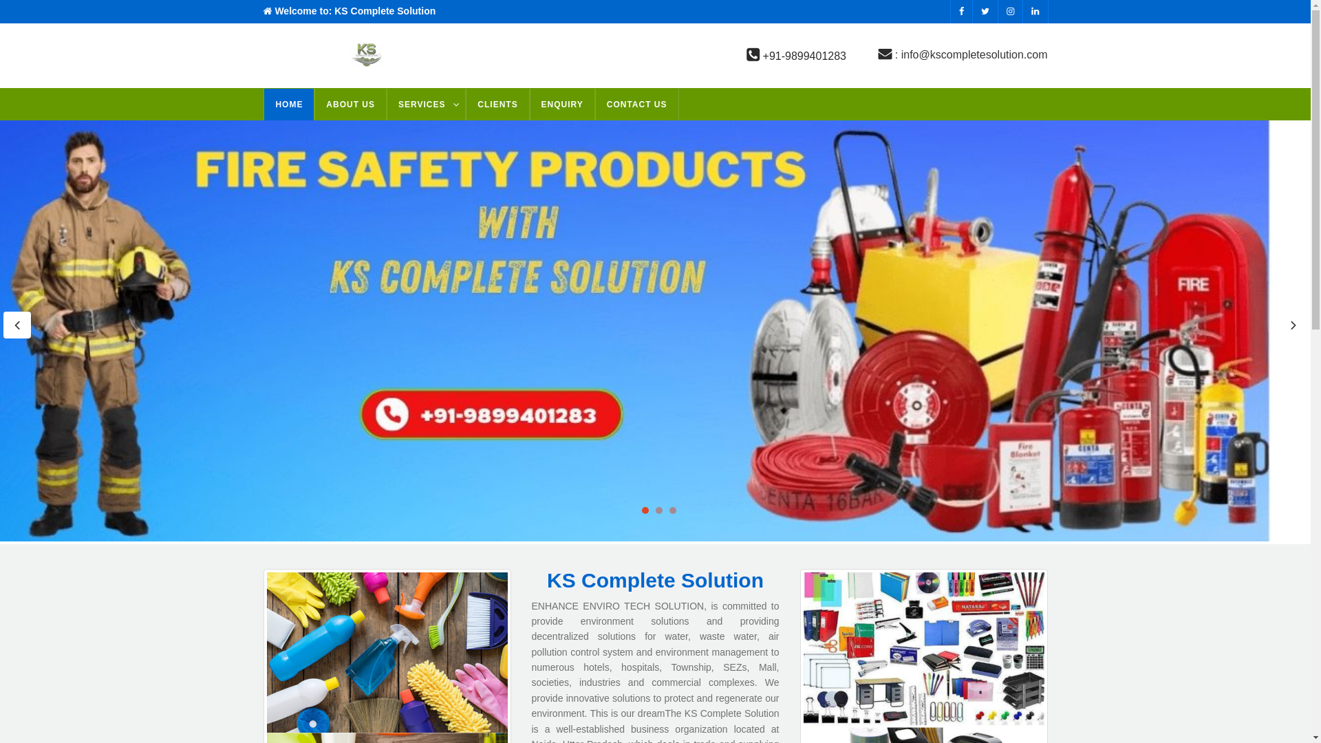 website screenshot of https://kscompletesolution.com/