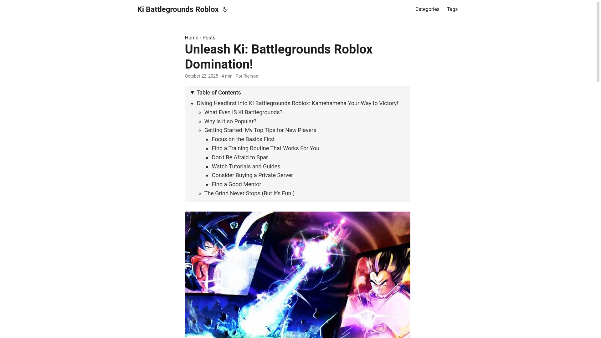 website screenshot of https://ki-battlegrounds-roblox.pages.dev/