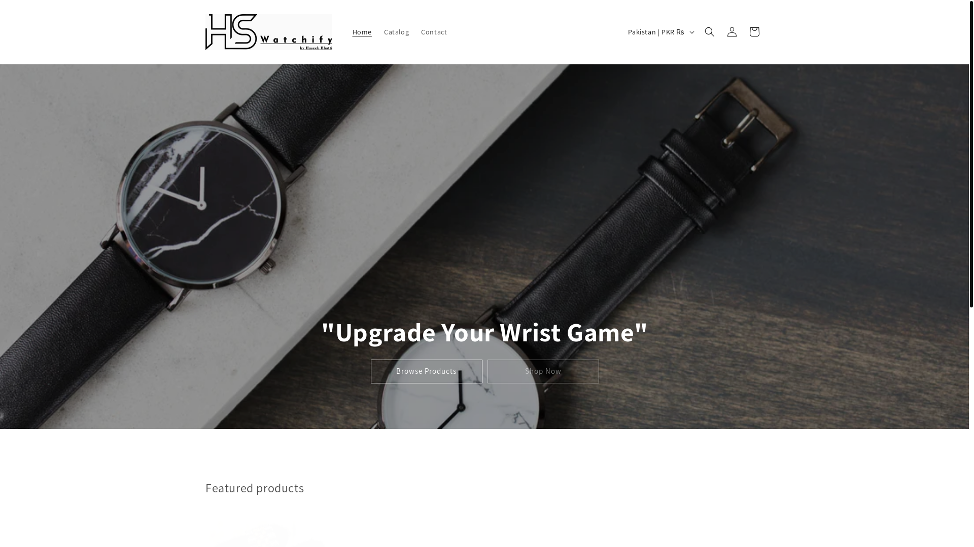 website screenshot of https://hswatchify.com/