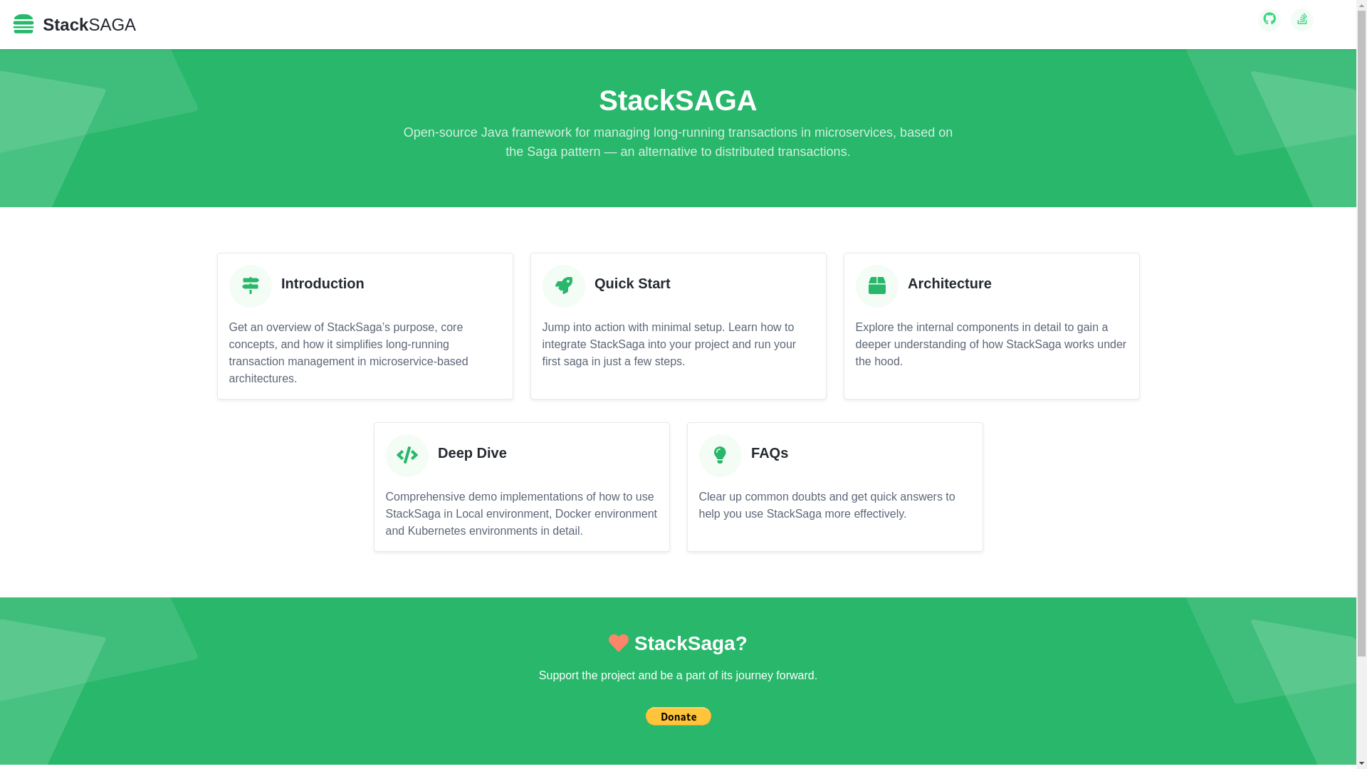 website screenshot of https://stacksaga-doc.pages.dev/