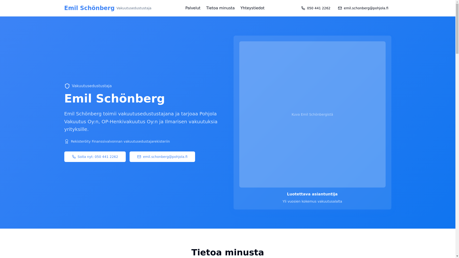 website screenshot of https://vakutussivu3.pages.dev/