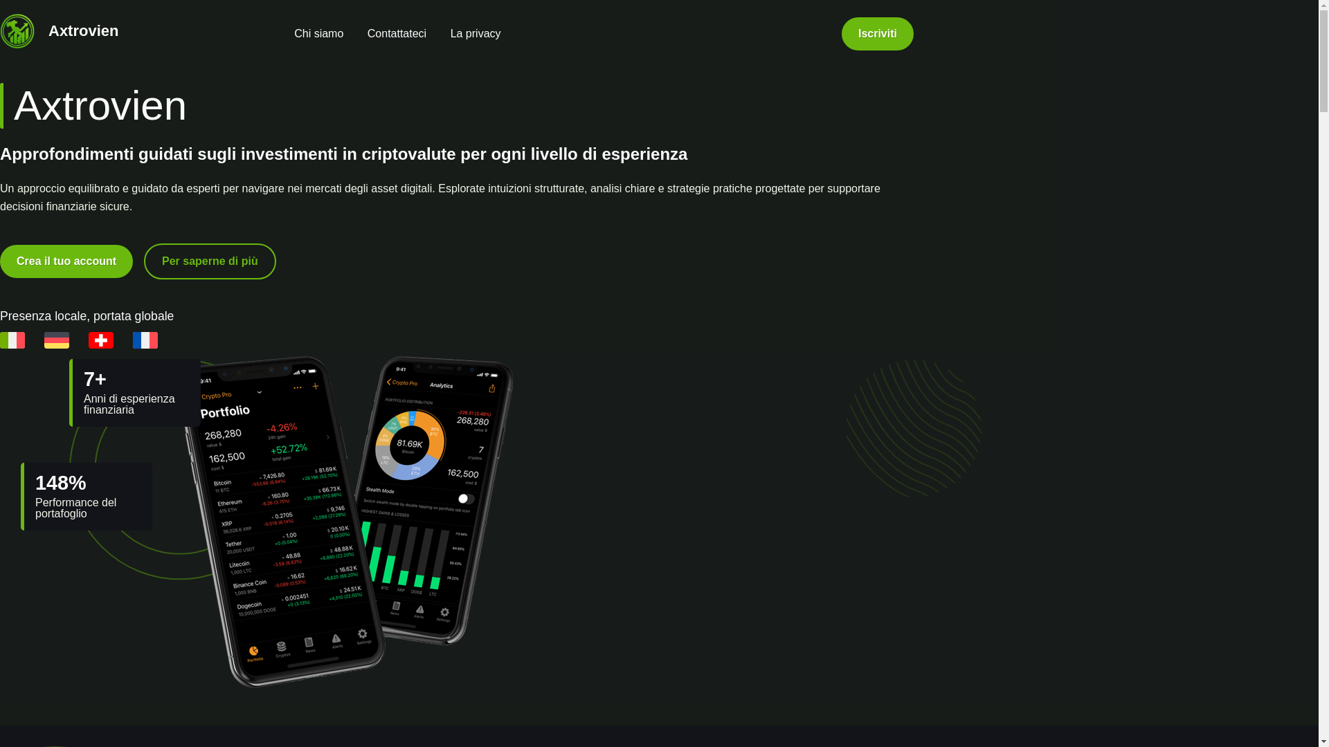 website screenshot of https://axtrovien.it/