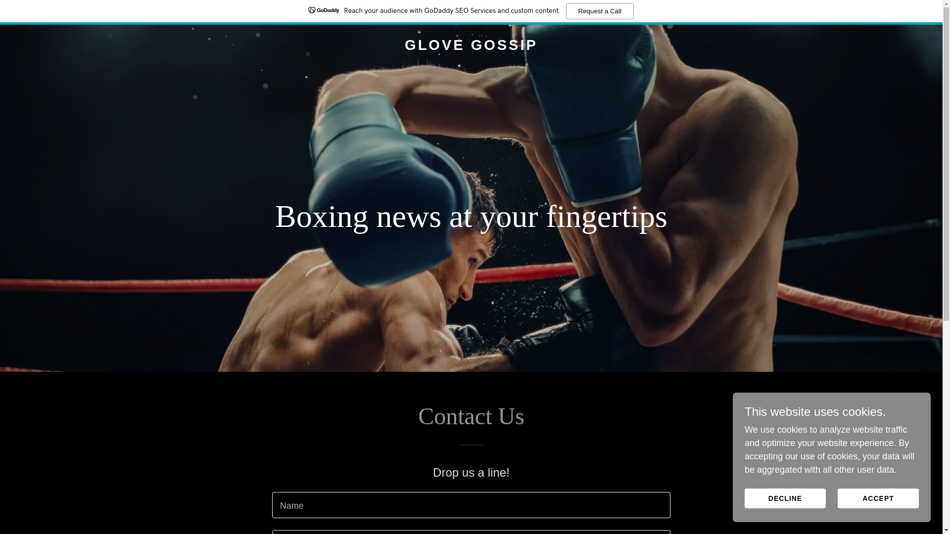 website screenshot of https://glovegossip.com/