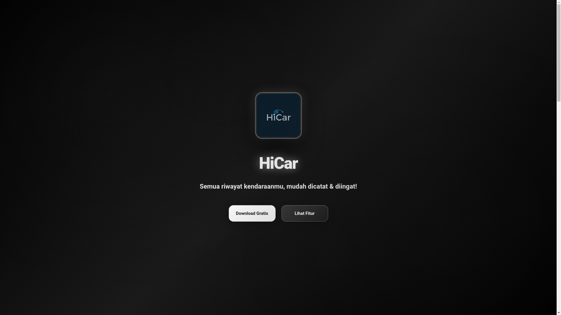 website screenshot of https://hicar.my.id/
