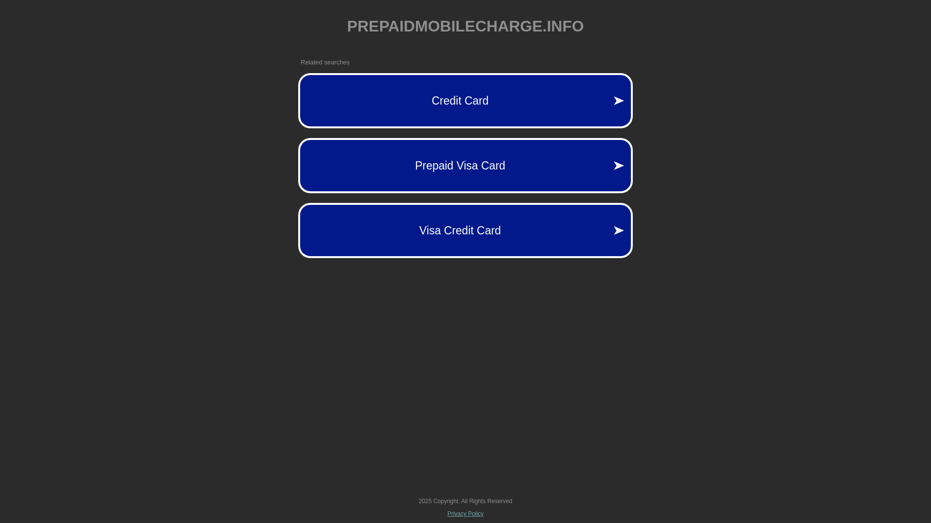 website screenshot of https://prepaidmobilecharge.info/