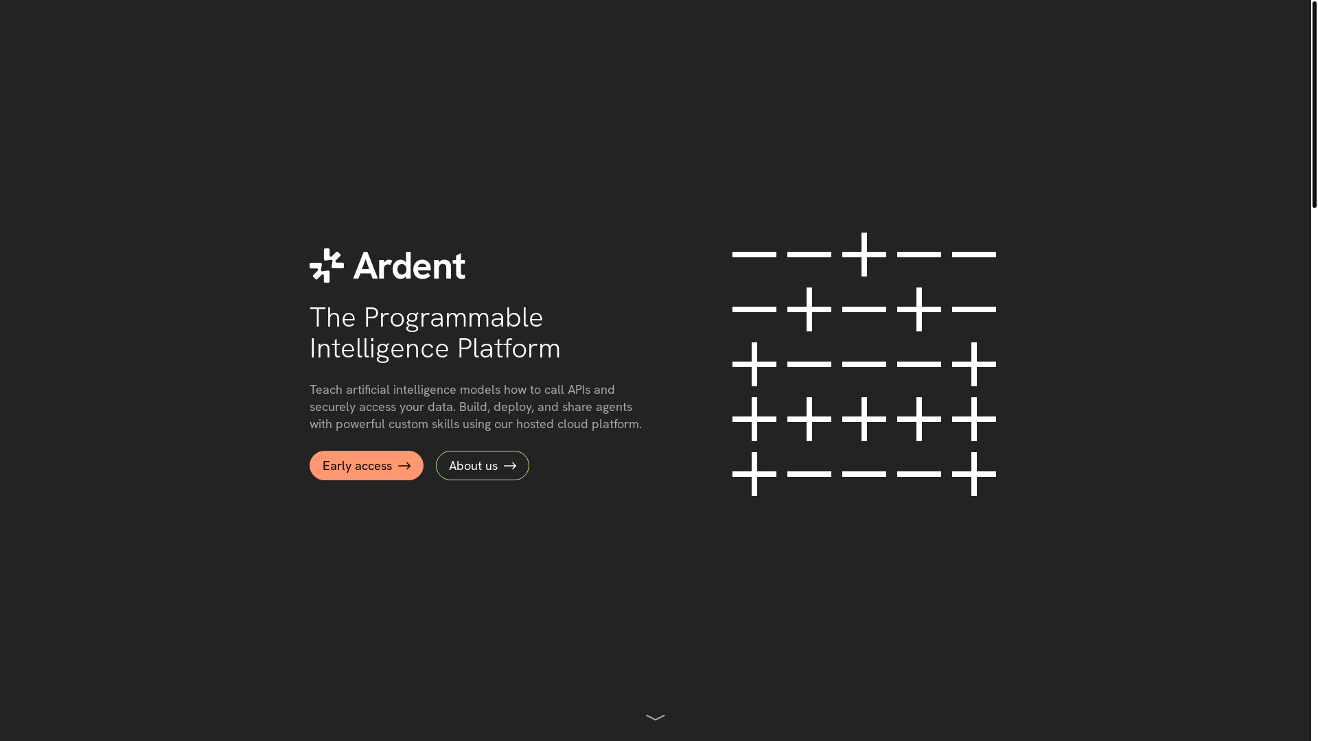 website screenshot of https://ardent-website.pages.dev/
