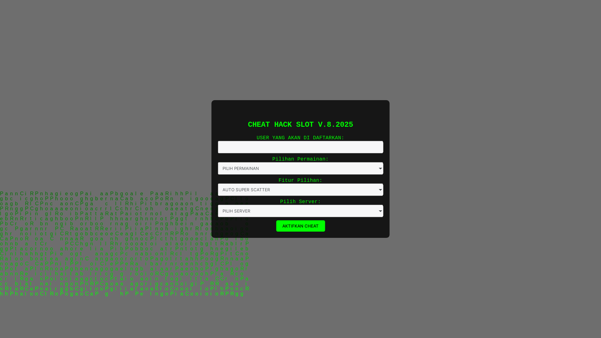 website screenshot of https://cheatslot2025-00.pages.dev/