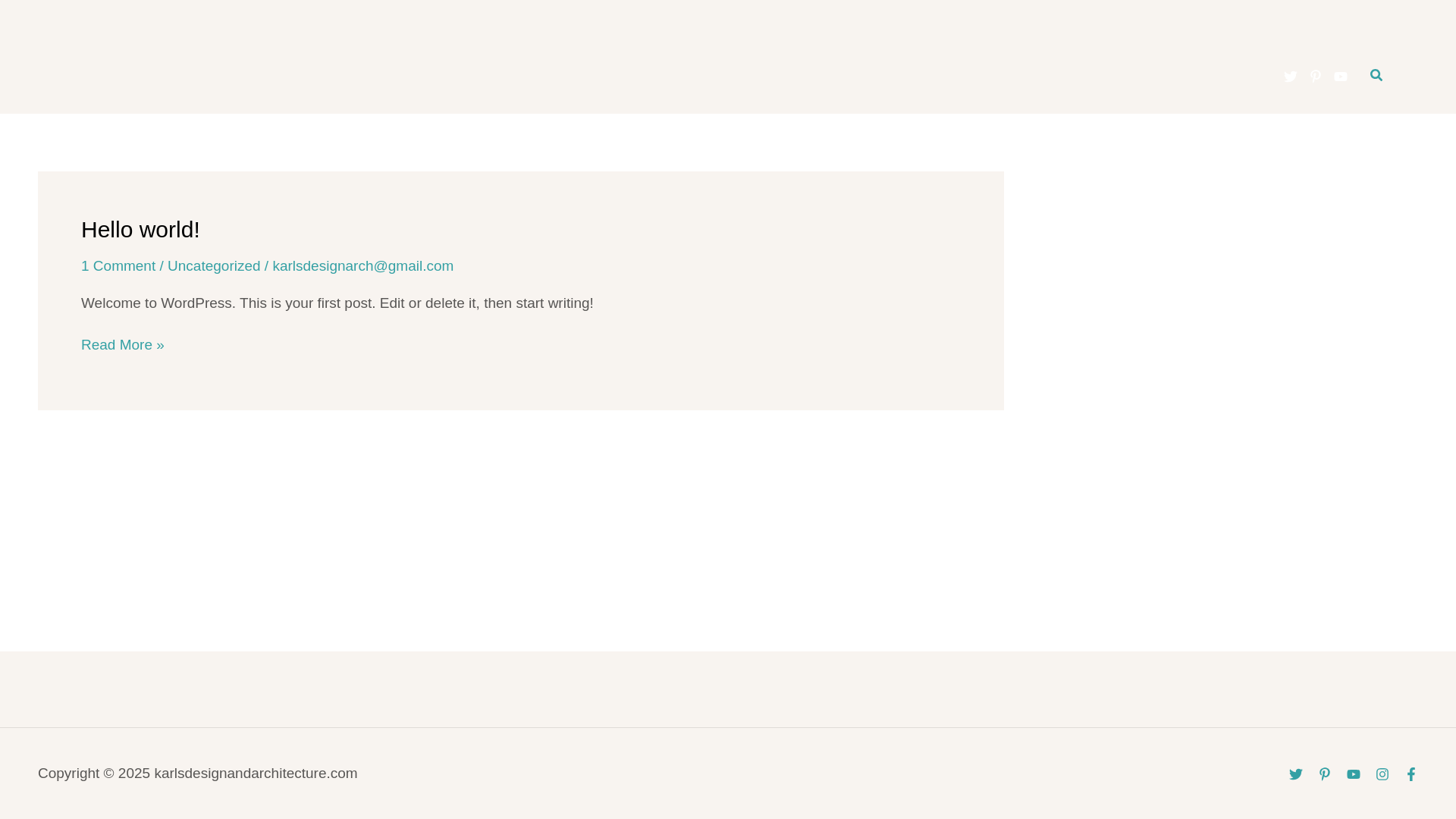 website screenshot of https://karlsdesignandarchitecture.com/