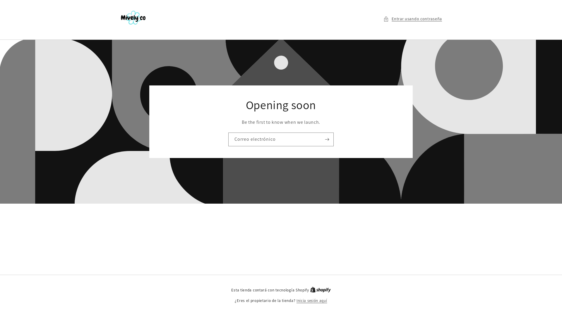 website screenshot of https://mivelyco.store/