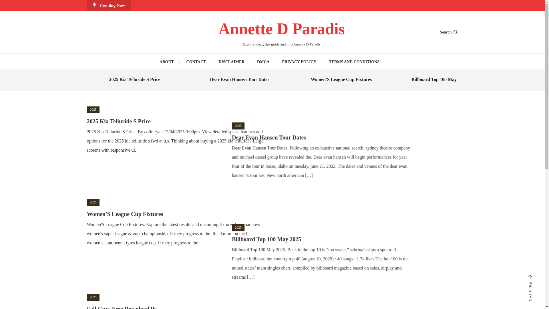 website screenshot of https://annettedparadist.pages.dev/