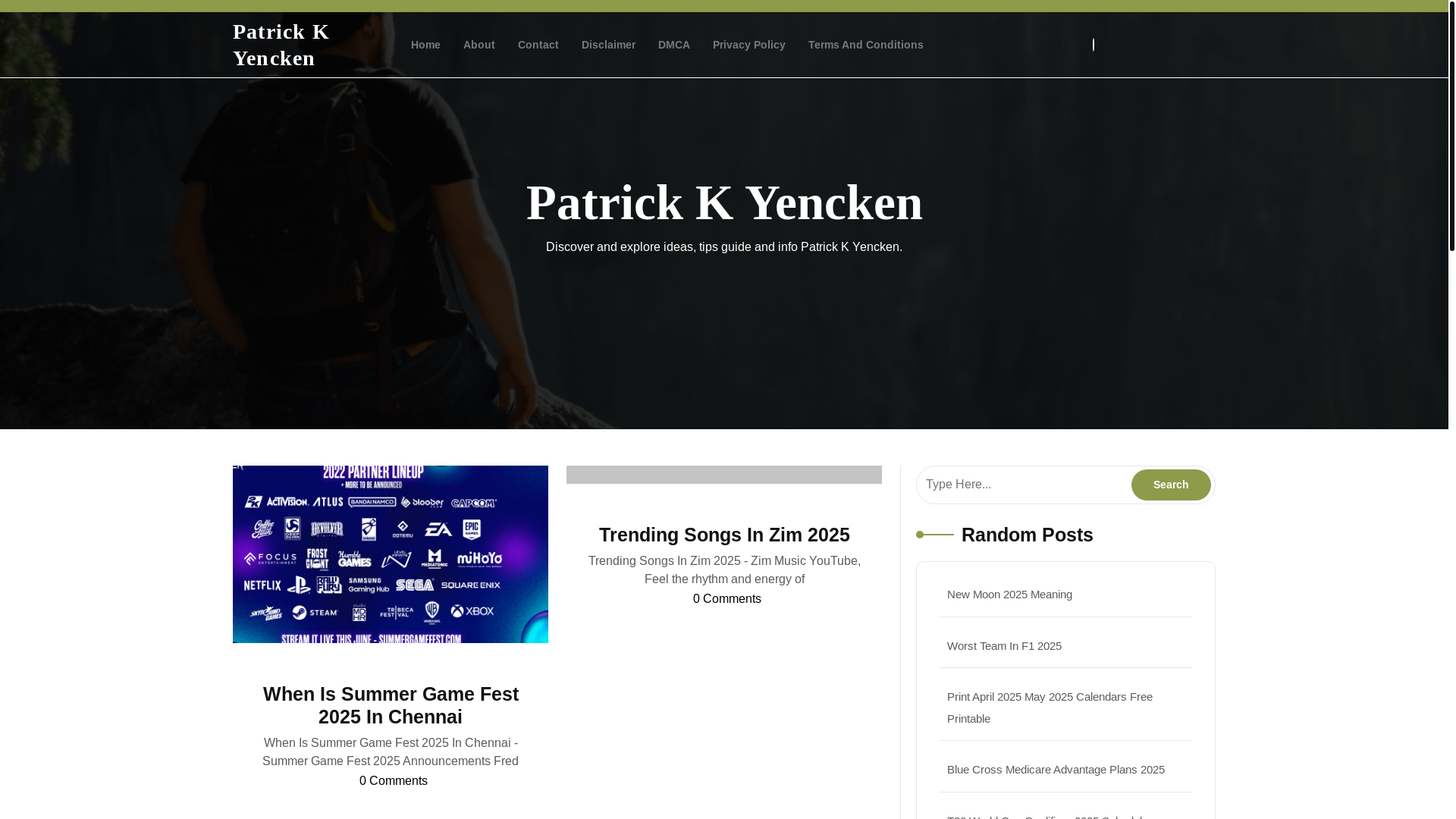 website screenshot of https://patrickkyencken.pages.dev/