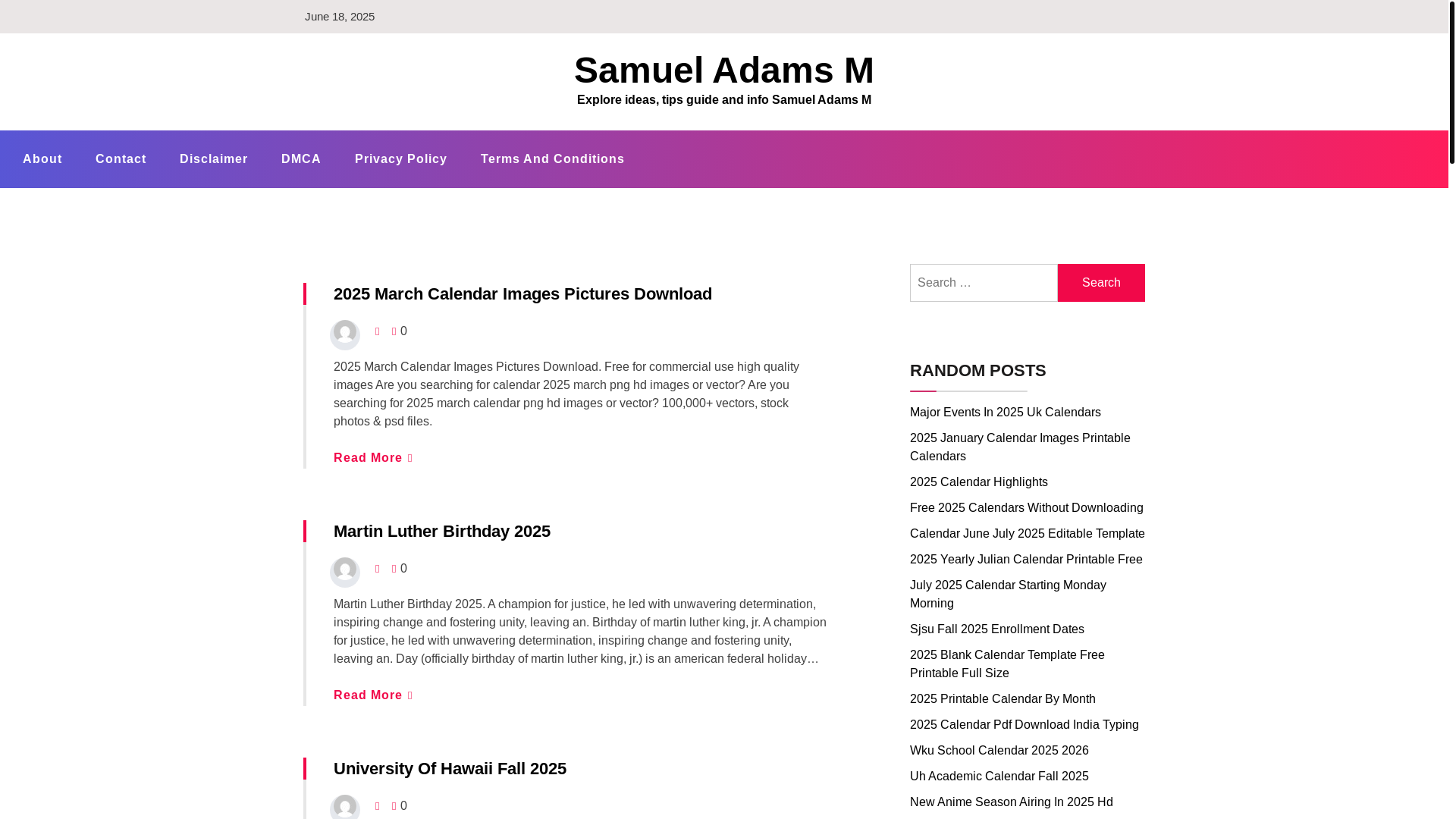 website screenshot of https://samueladamsm.pages.dev/