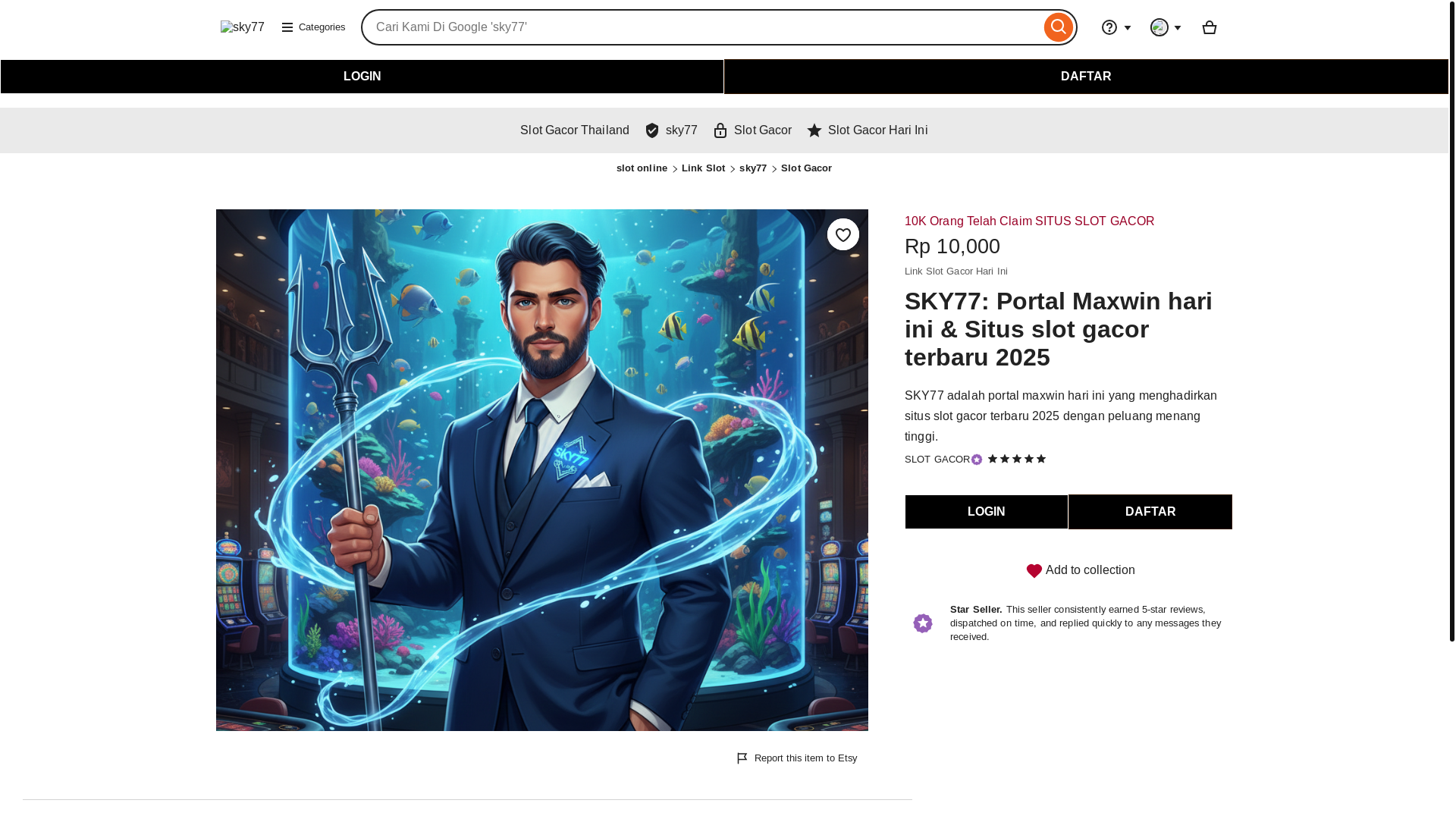 website screenshot of https://sky77slot.pages.dev/