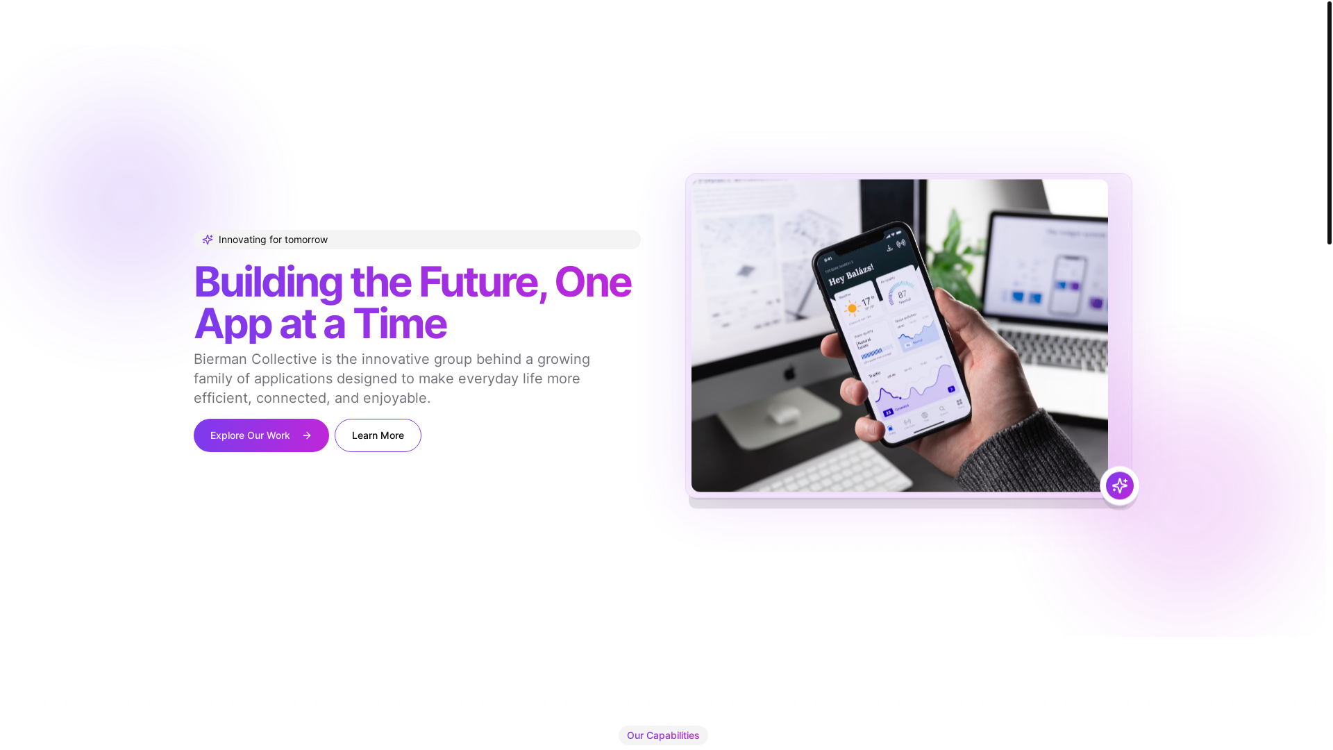 website screenshot of https://bierman-collective-website.pages.dev/